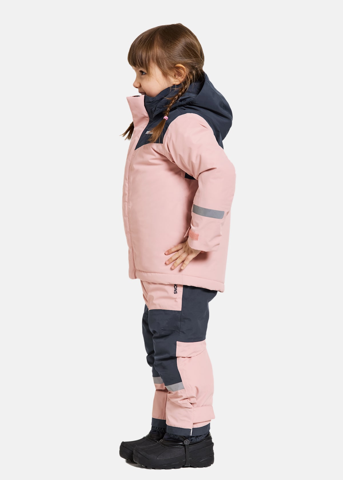 Alternativ bild 1 för Didriksons Skare Kids Set Dusty Pink