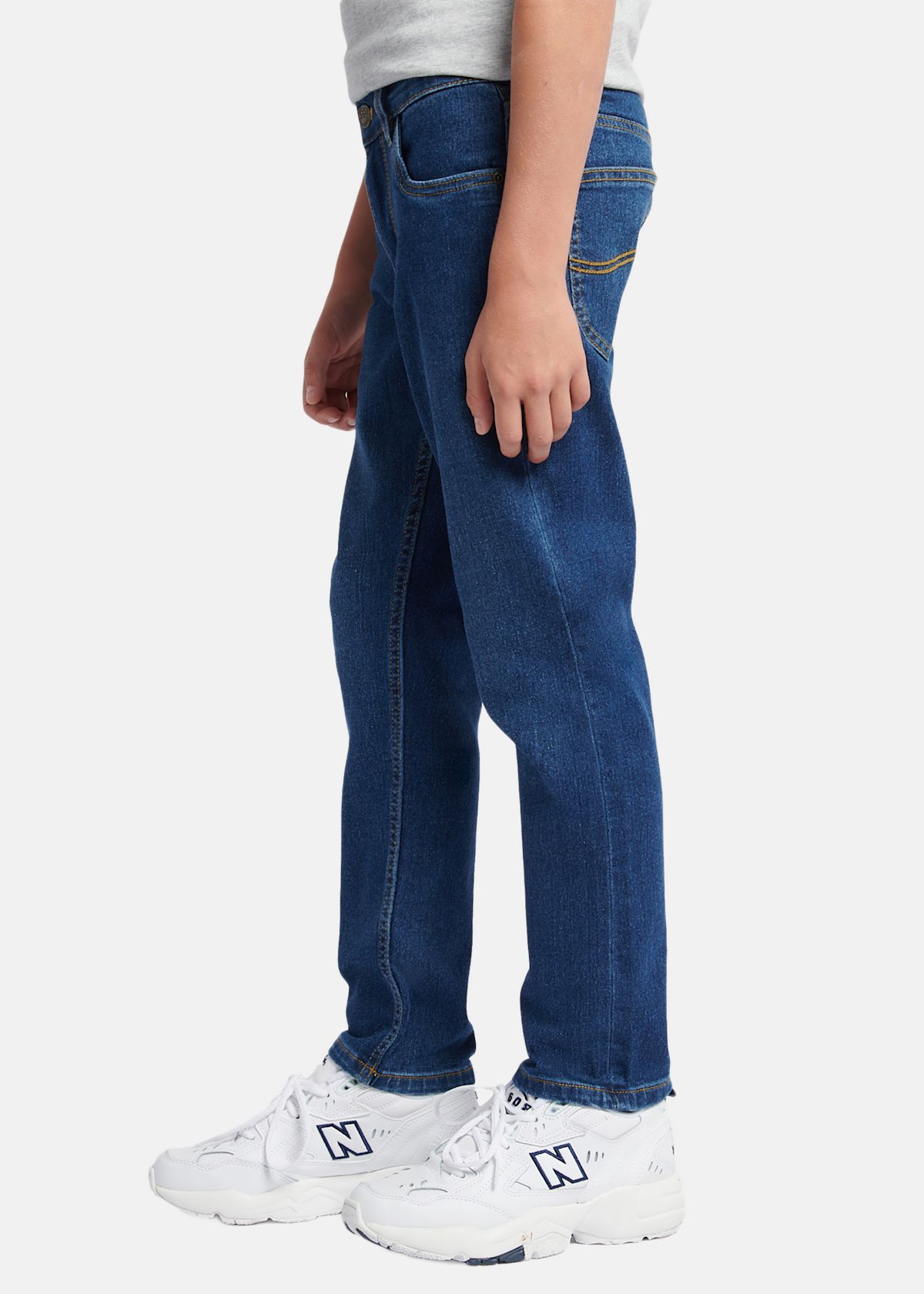 STRAIGHT STRETCH FIT JEAN (DAR |  - sv-se - barn - klader - byxor - vardagsbyxor-jeans - jeans | Padelspecialisterna