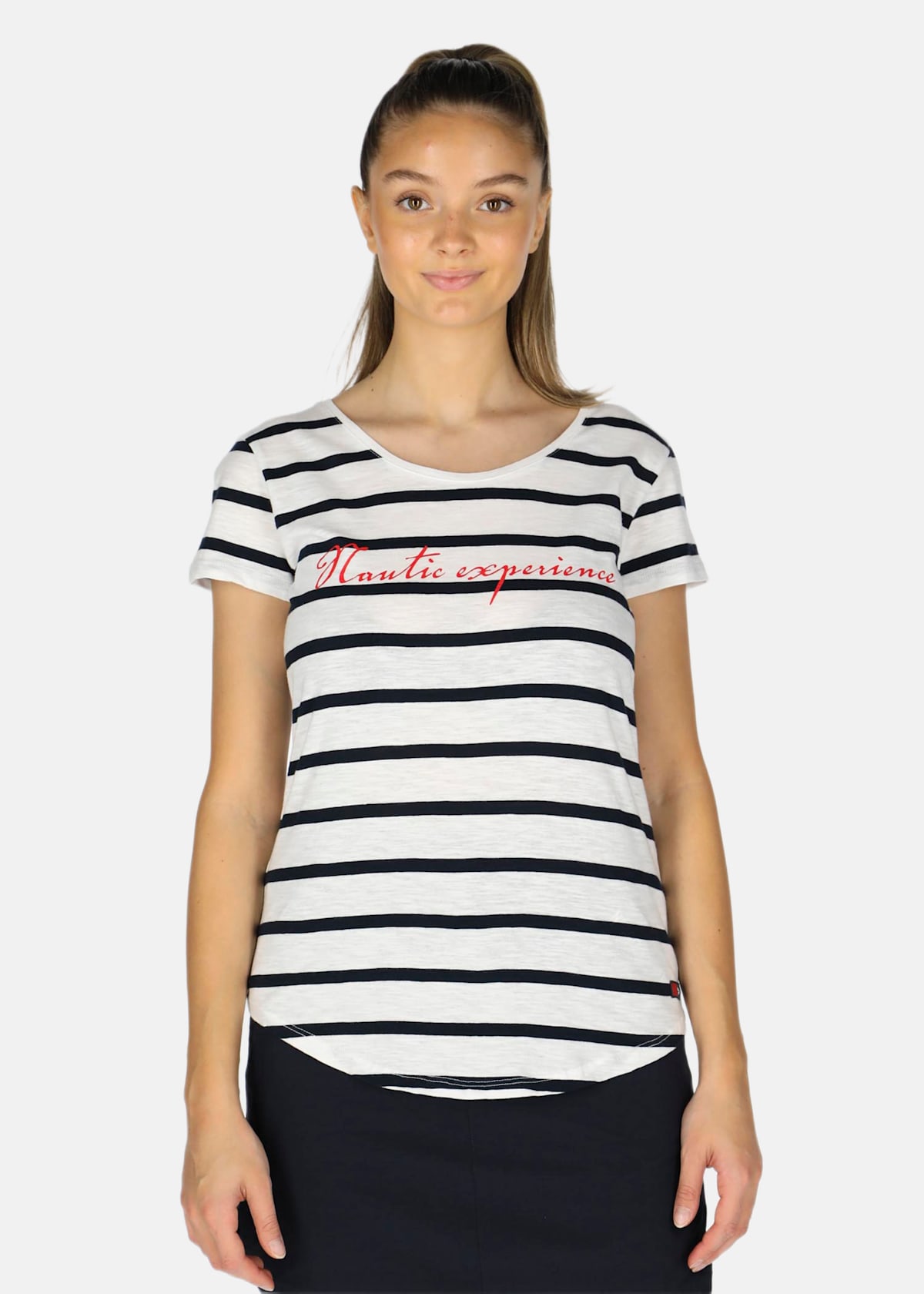 Ocean Stripe Tee W |  - sv-se - dam - klader - toppar-linnen - linnen - linnen-vardag-sport | Padelspecialisterna