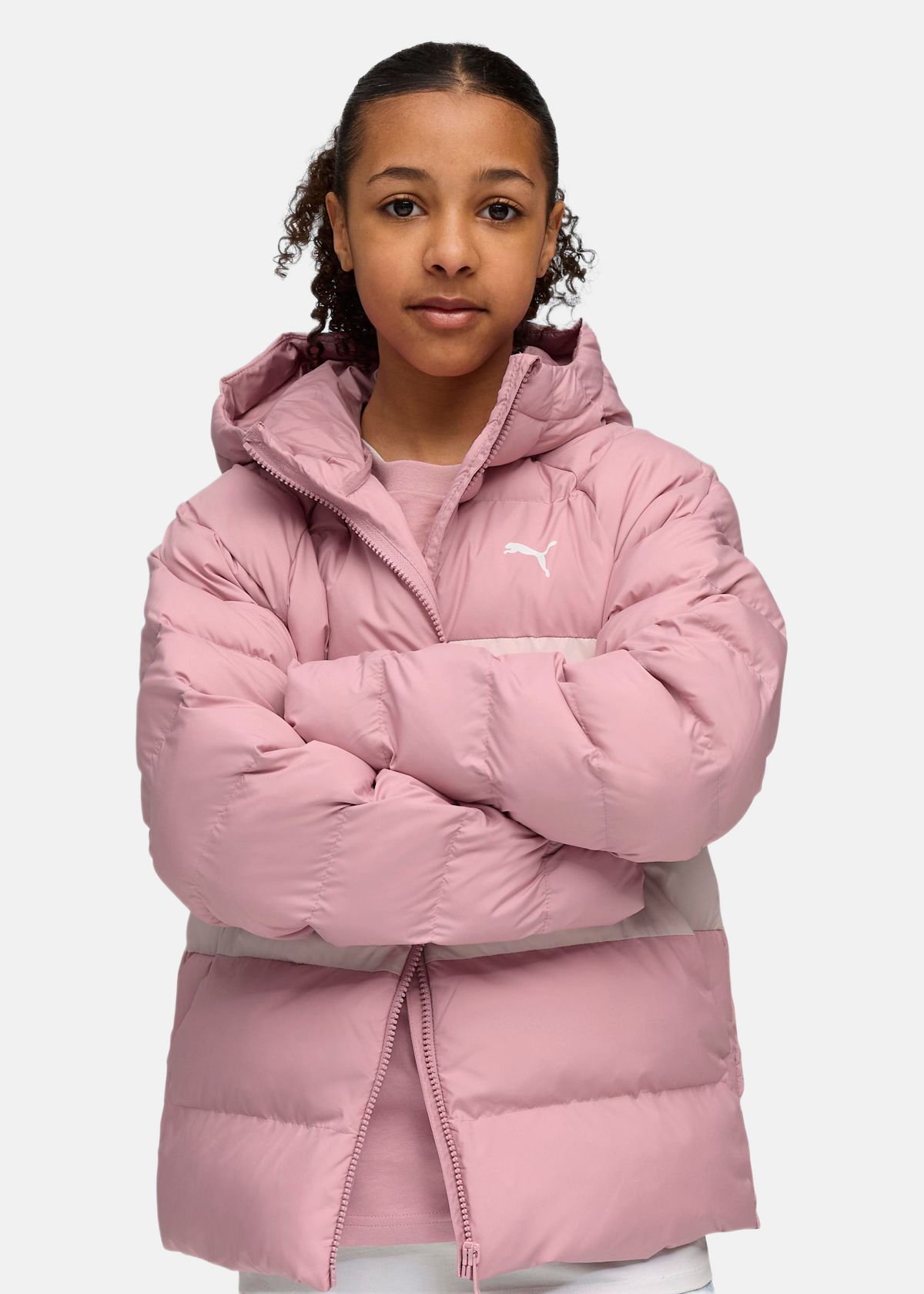 Synthetic Hooded Puffer Jacket |  - sv-se - barn - klader - jackor - vardags-modejackor - fodrade-vardagsjackor | Padelspecialisterna