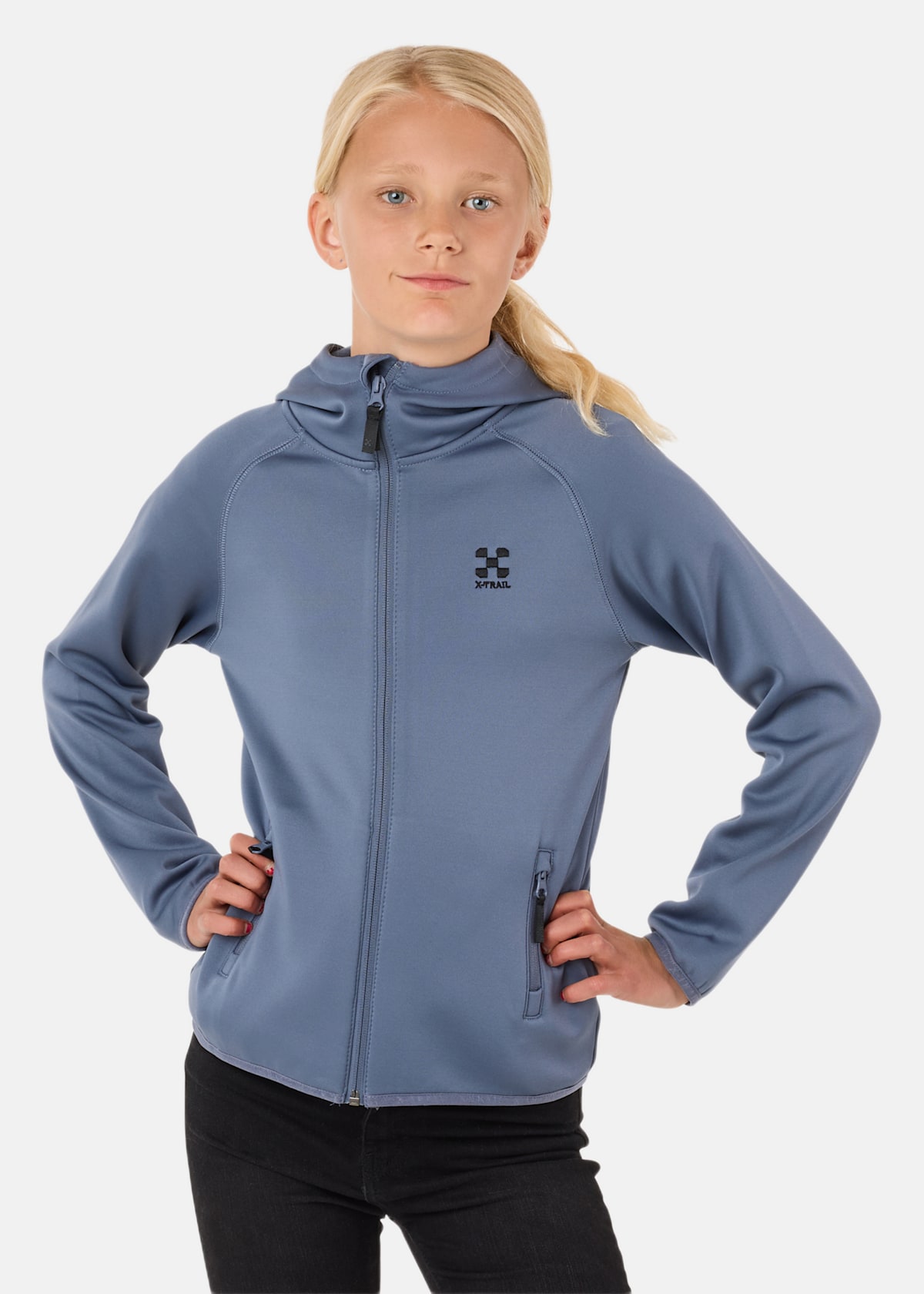Colorado Stretch Zip Hood JR II |  - sv-se - barn - klader - trojor - huvtrojor - zip-hoodie | Padelspecialisterna