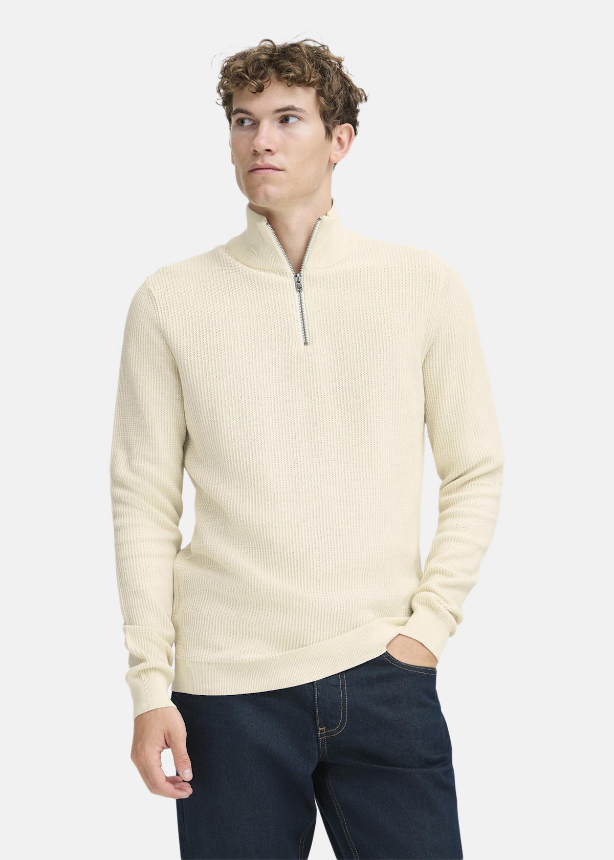 CFNOAR structured halfzip knit |  - sv-se - herr - klader - trojor - sweatshirts | Padelspecialisterna