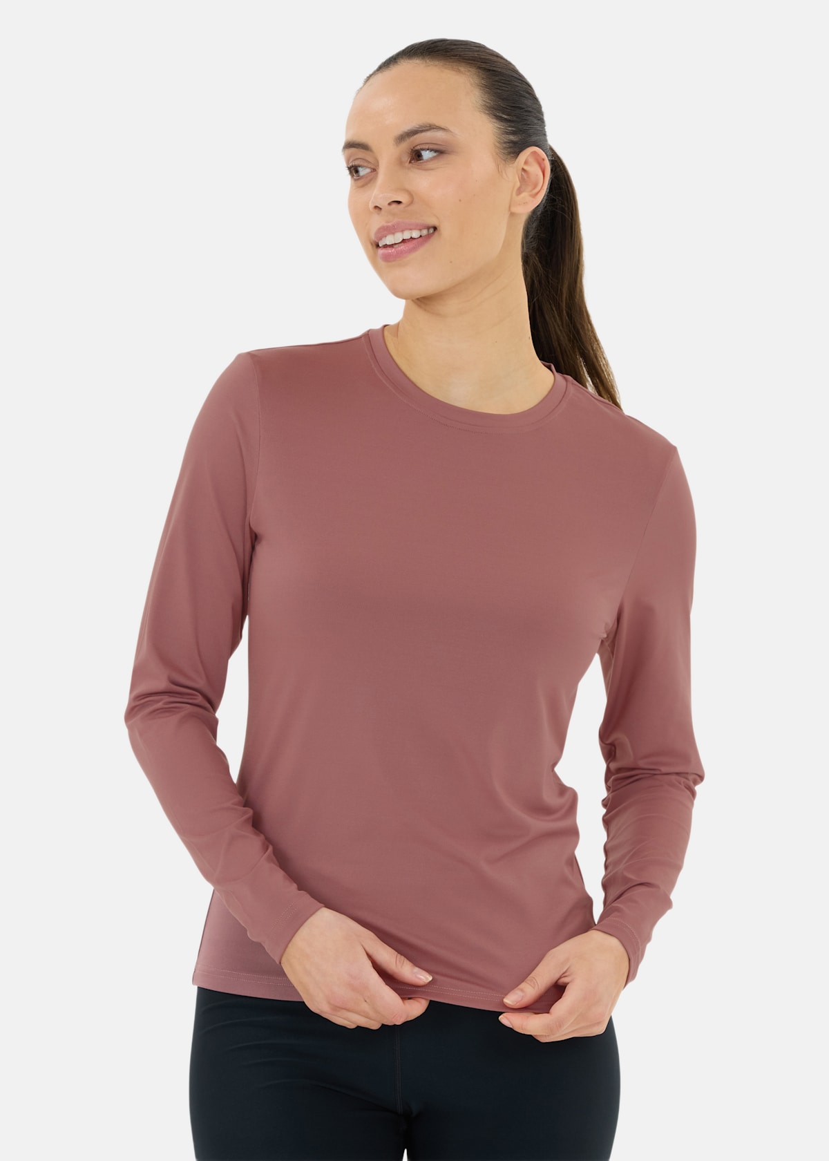 Almi W L/S Tee |  - sv-se - dam - klader - toppar-linnen - t-shirts-friluftsliv-vandring - t-shirts-langarmade | Padelspecialisterna