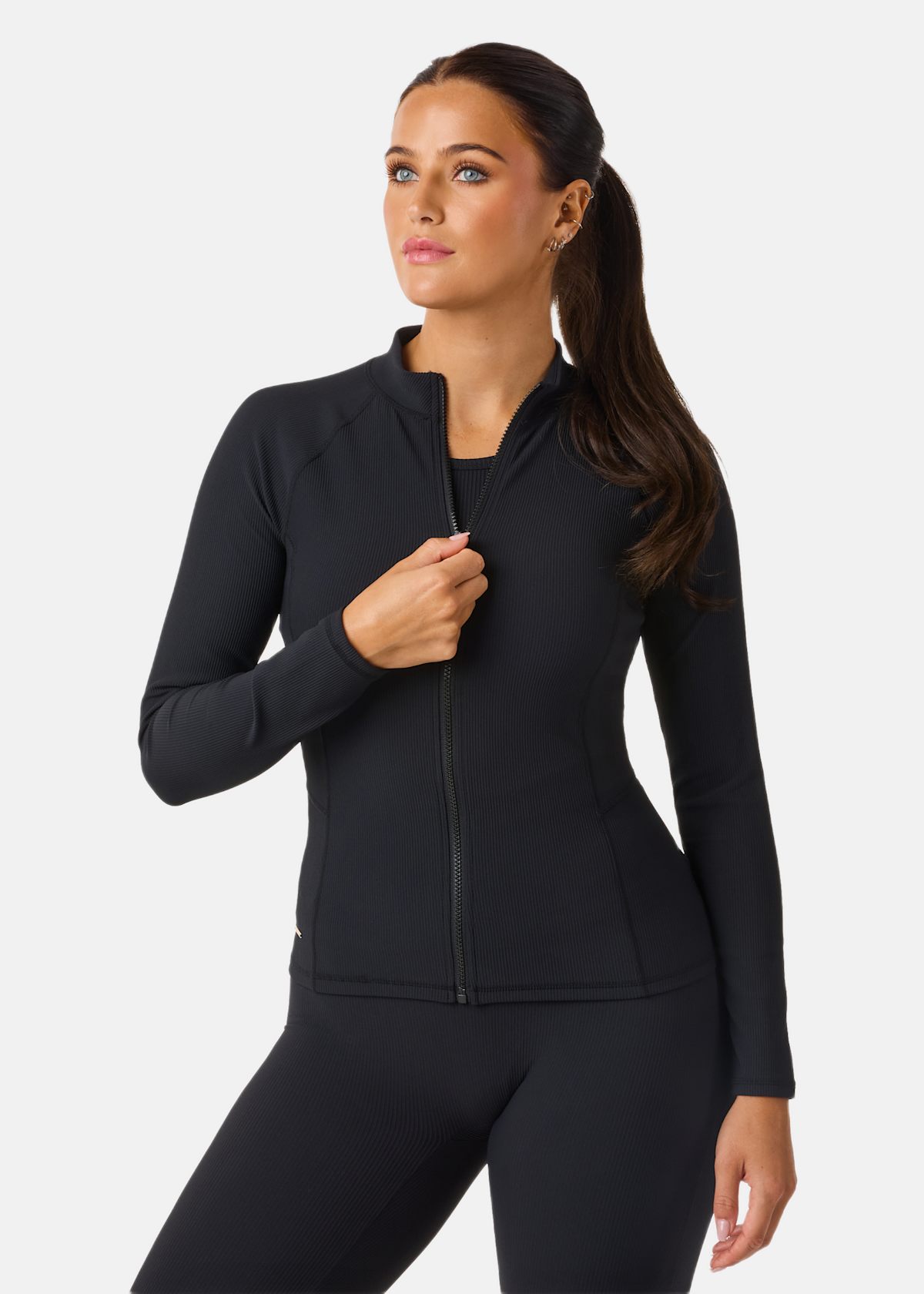 Boston Rib Jacket W |  - sv-se - dam - klader - trojor - huvtrojor - zip-hoodies | Padelspecialisterna