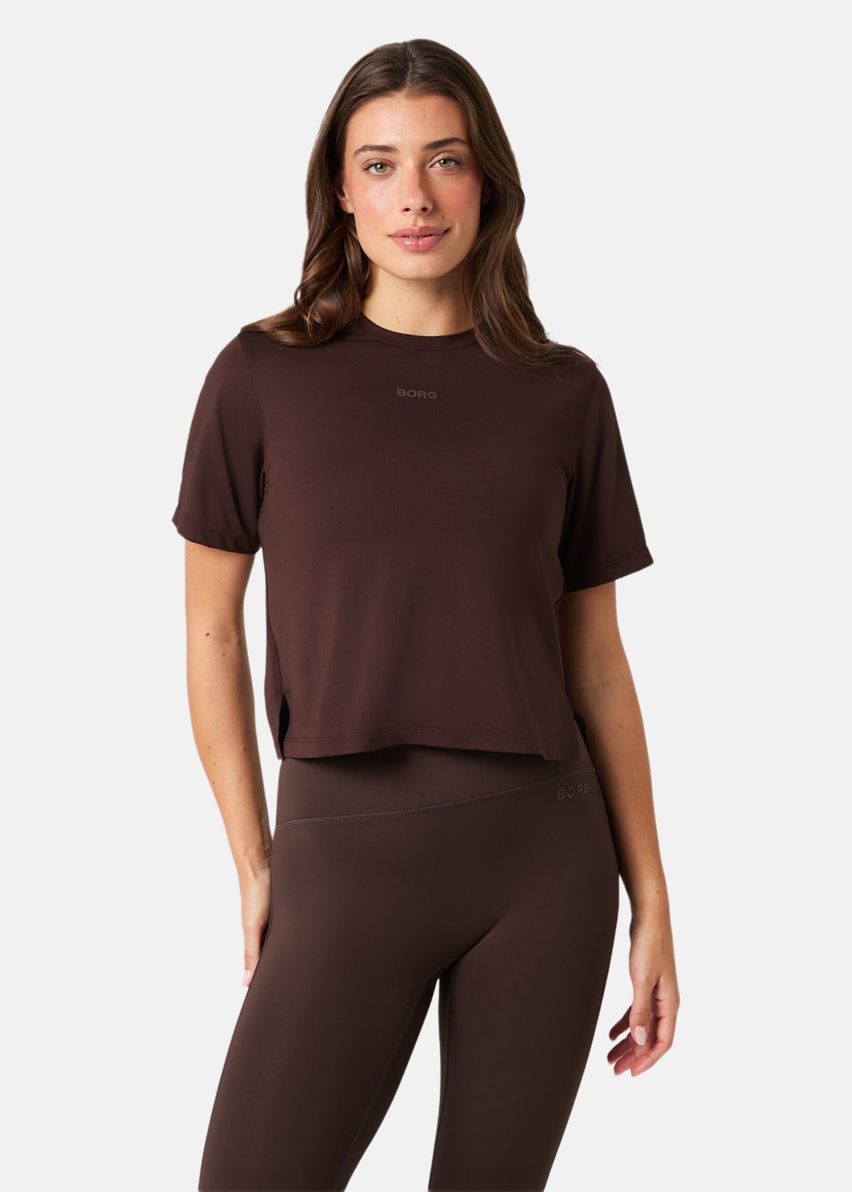 BORG CROPPED T-SHIRT |  - sv-se - dam - klader - toppar-linnen - t-shirts-friluftsliv-vandring - t-shirts-kortarmade | Padelspecialisterna