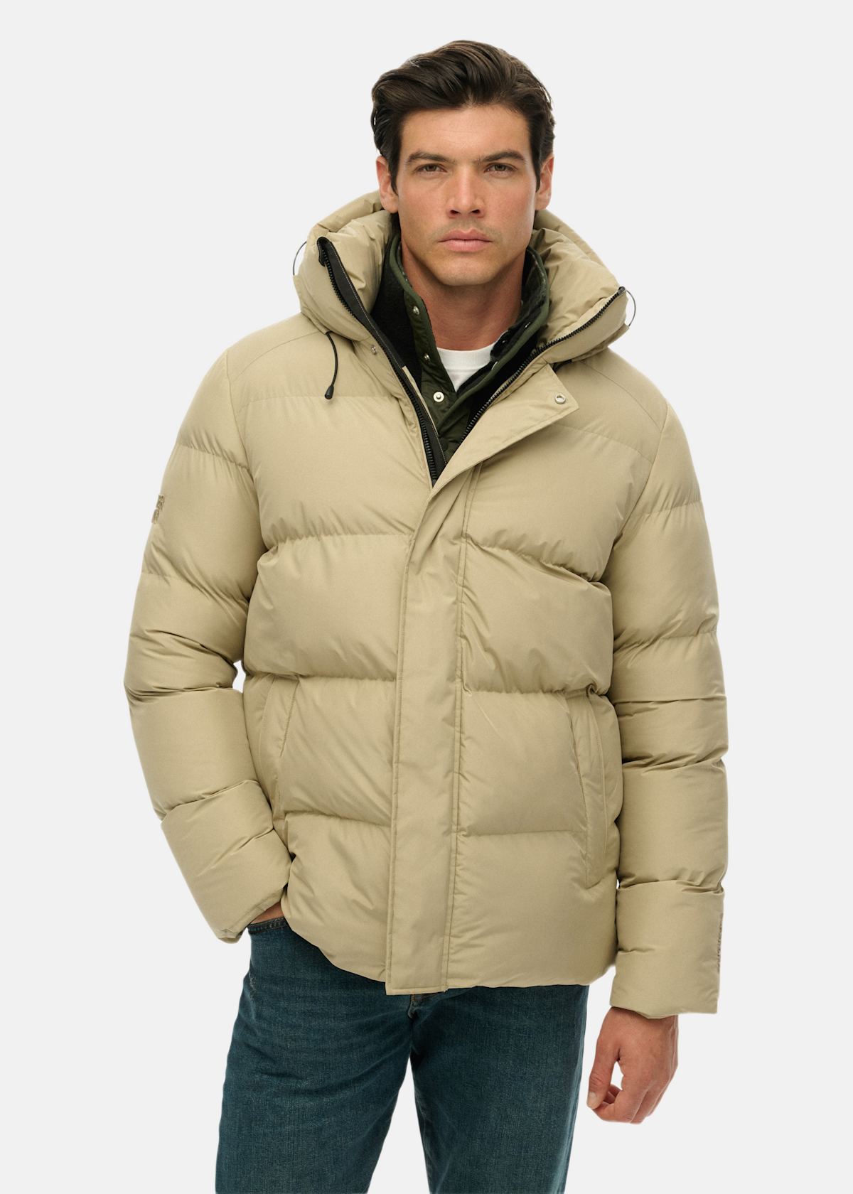 HOODED 5 BAFFLE SPORTS PUFFER |  - sv-se - herr - klader - jackor - vardags-modejackor - fodrade-vardagsjackor | Padelspecialisterna