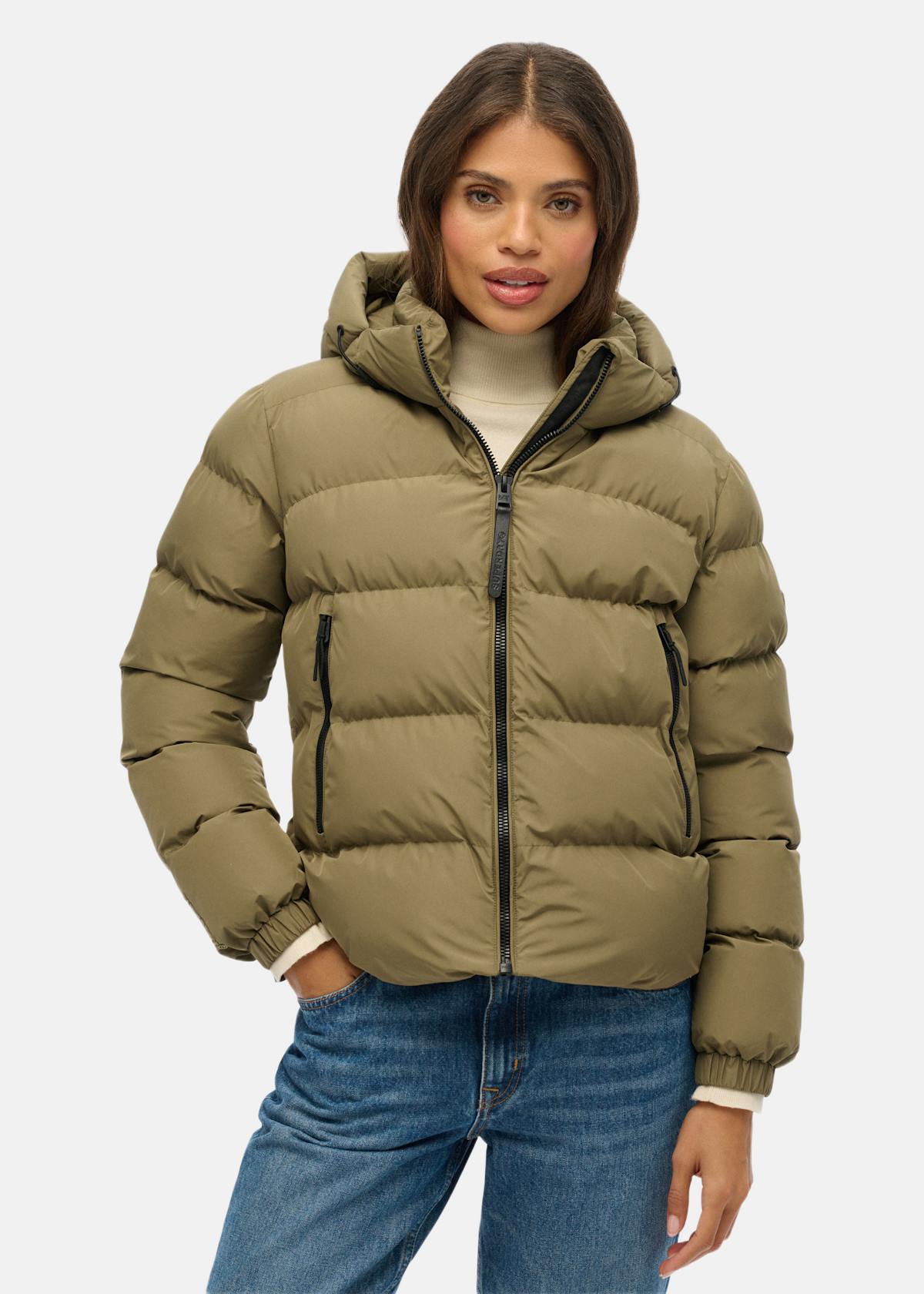 HOODED SPORTS PUFFER JACKET |  - sv-se - dam - klader - jackor - vardags-modejackor - fodrade-vardagsjackor | Padelspecialisterna