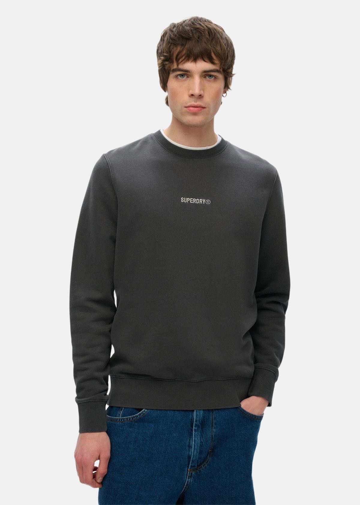 MICRO LOGO CREW |  - sv-se - herr - klader - trojor - sweatshirts | Padelspecialisterna