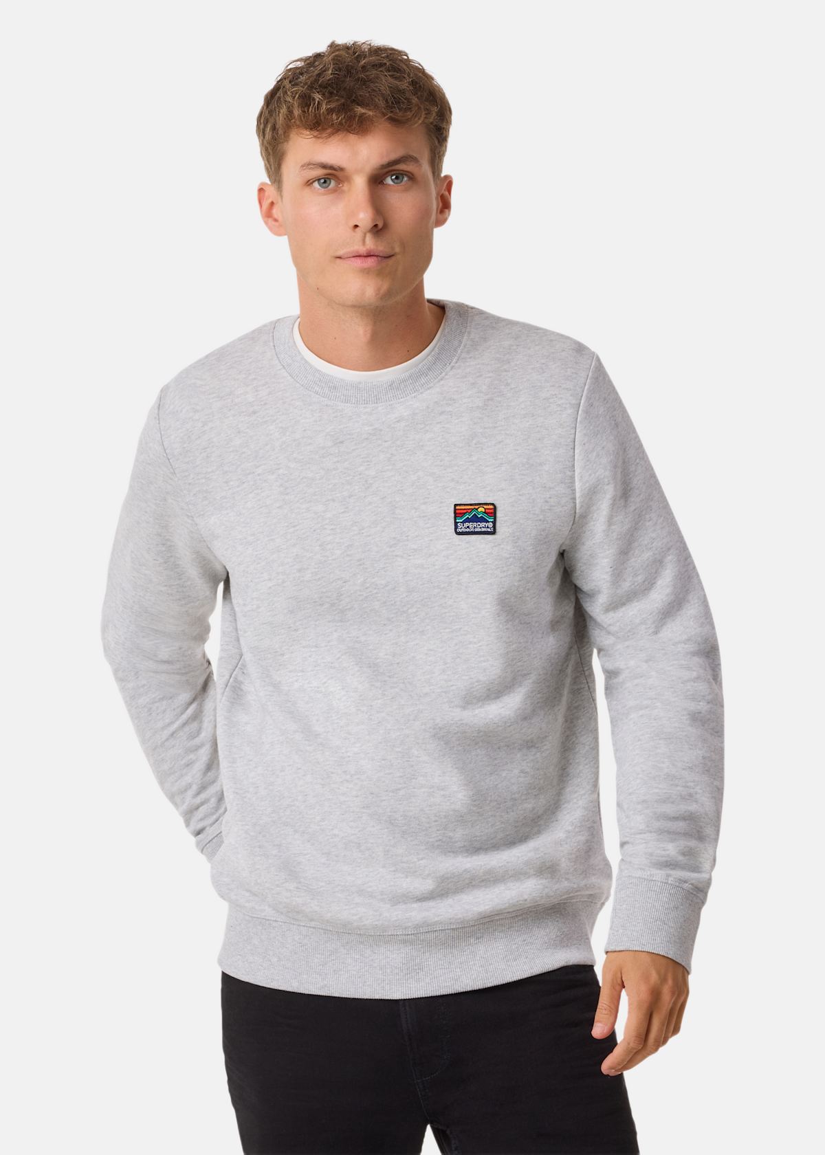 GREAT OUTDOORS EMB RLXD SWEAT |  - sv-se - herr - klader - trojor - sweatshirts | Padelspecialisterna