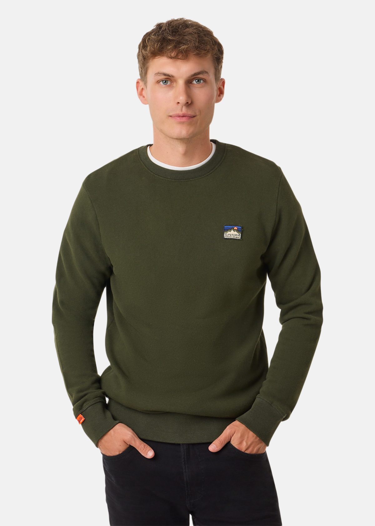 GREAT OUTDOORS EMB RLXD SWEAT |  - sv-se - herr - klader - trojor - sweatshirts | Padelspecialisterna