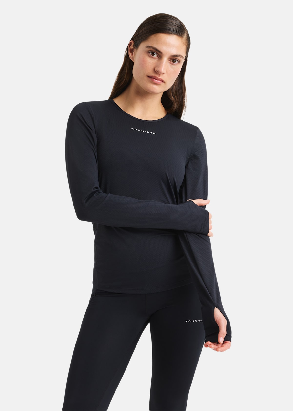 Jacquard LS Top |  - sv-se - dam - klader - toppar-linnen - t-shirts-friluftsliv-vandring - t-shirts-langarmade | Padelspecialisterna