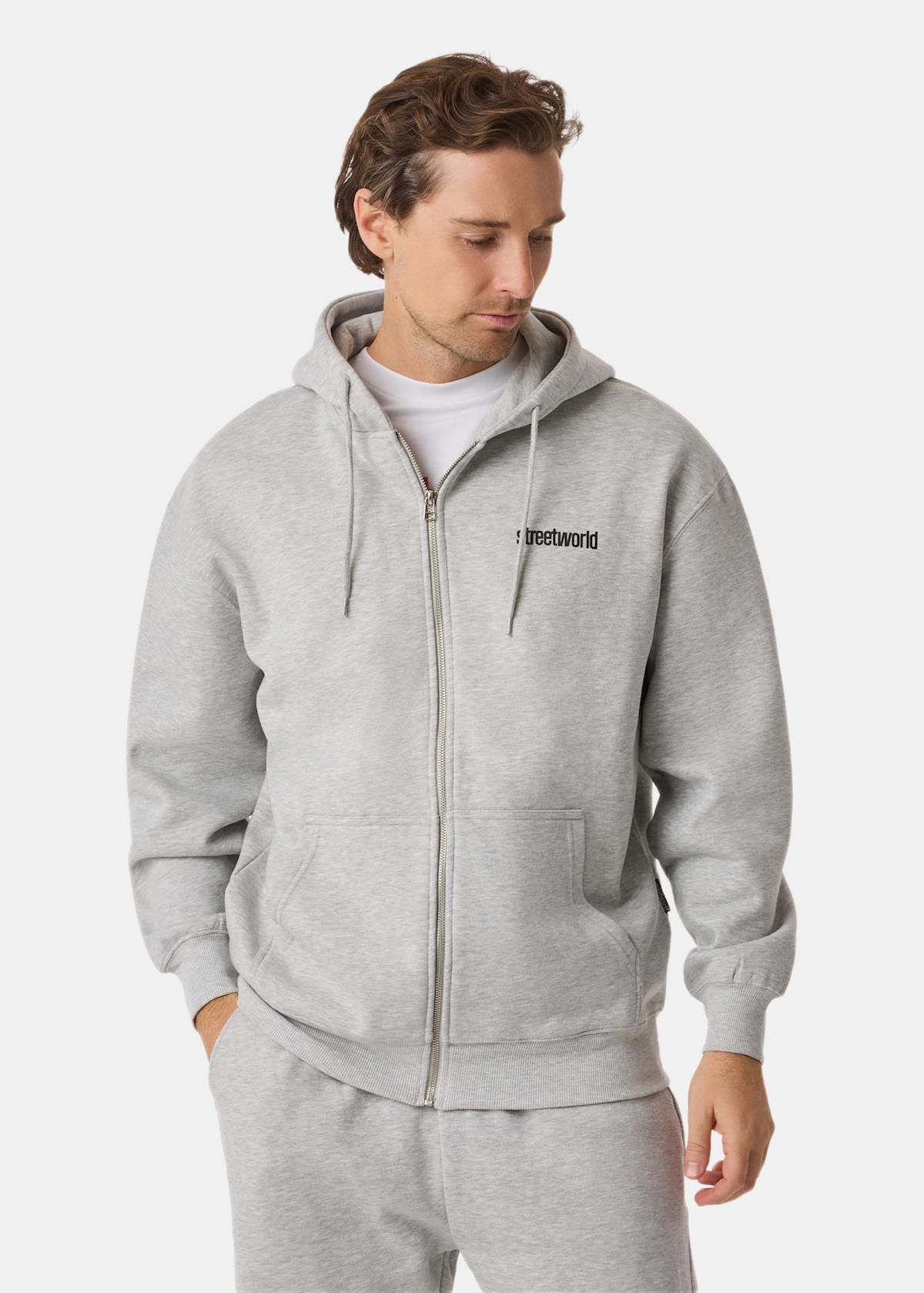 Streetworld Classic Zip Hoodie |  - sv-se - herr - klader - trojor - huvtrojor - zip-hoodie | Padelspecialisterna