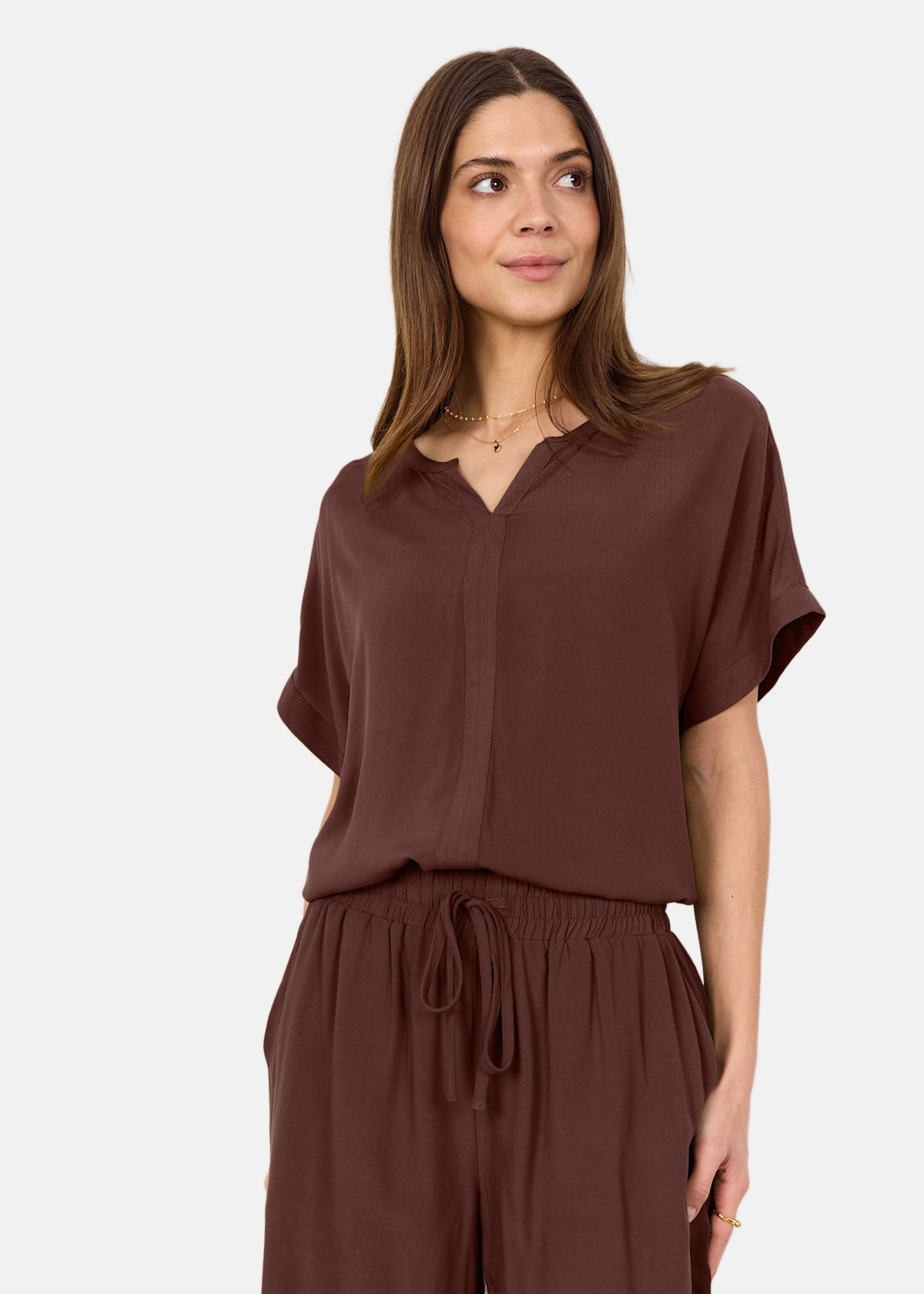 SC-RADIA 9 |  - sv-se - dam - klader - toppar-linnen - blus - kortarmade-blusar | Padelspecialisterna