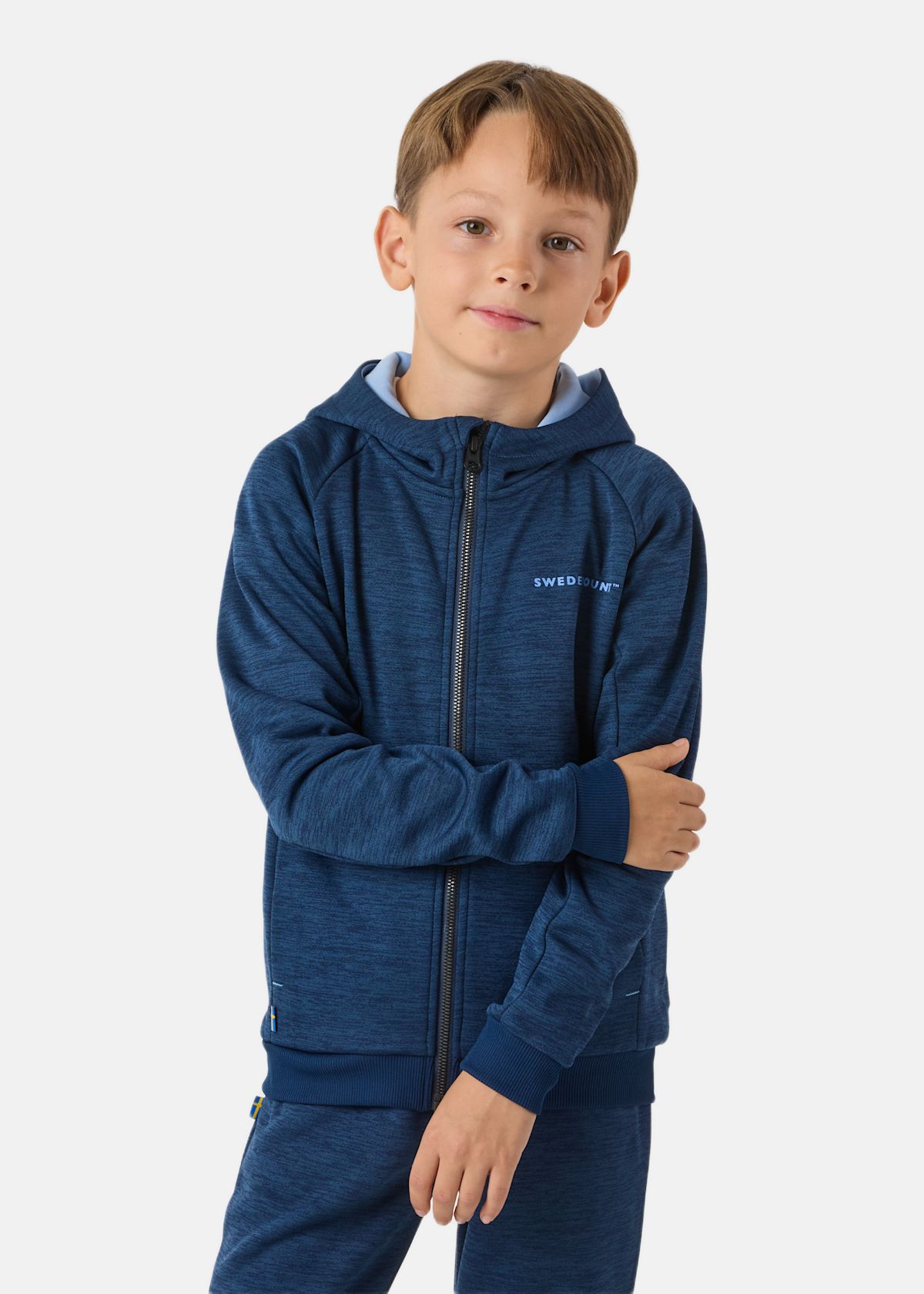 Training Logo Zip Hood JR II |  - sv-se - barn - klader - trojor - huvtrojor - zip-hoodie | Padelspecialisterna