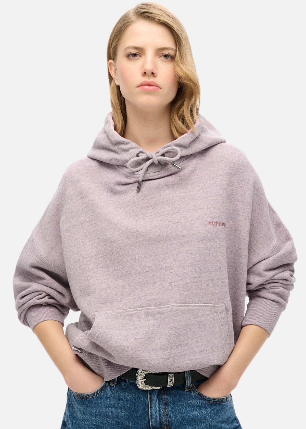 Essential Logo Overdyed Hoodie |  - sv-se - dam - klader - trojor - huvtrojor - hoodies | Padelspecialisterna