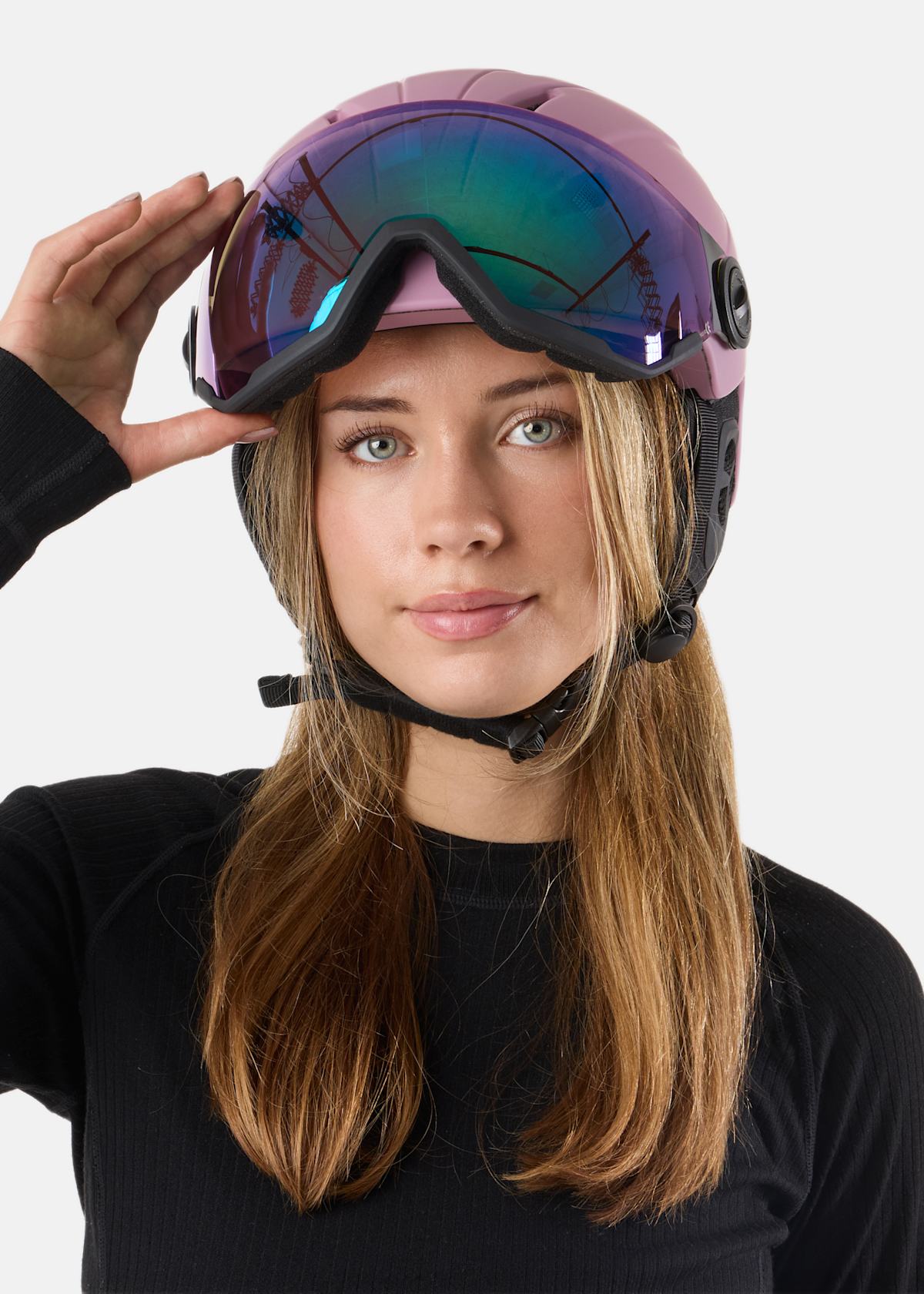 Visor Ski Helmet |  - sv-se - dam - utrustning - skydd-hjalmar - hjalmar - alpinhjalmar | Padelspecialisterna