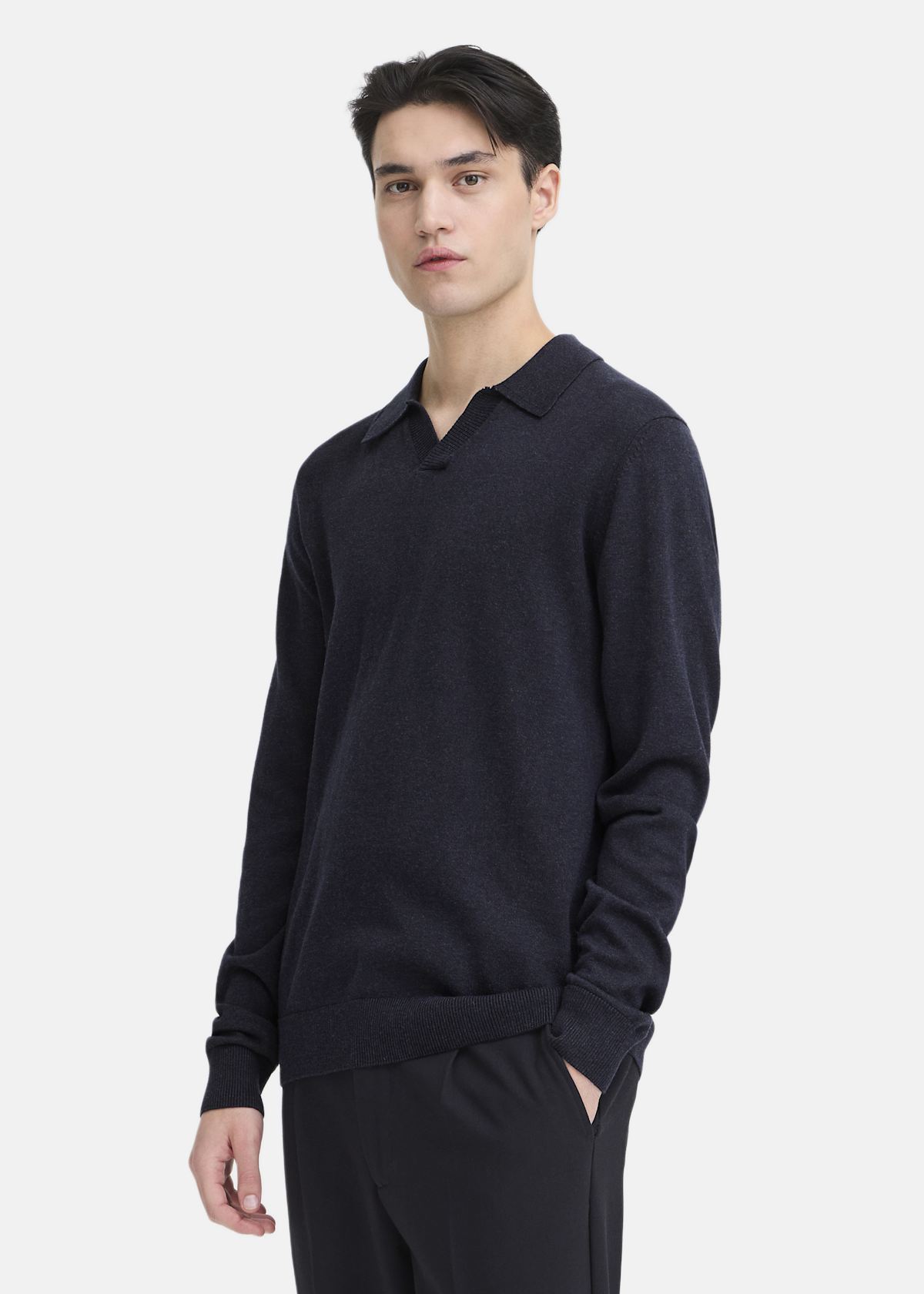 CFBELLS LS POLO KNIT |  - sv-se - herr - klader - skjortor-piketrojor - piketrojor - langarmade-piketrojor | Padelspecialisterna
