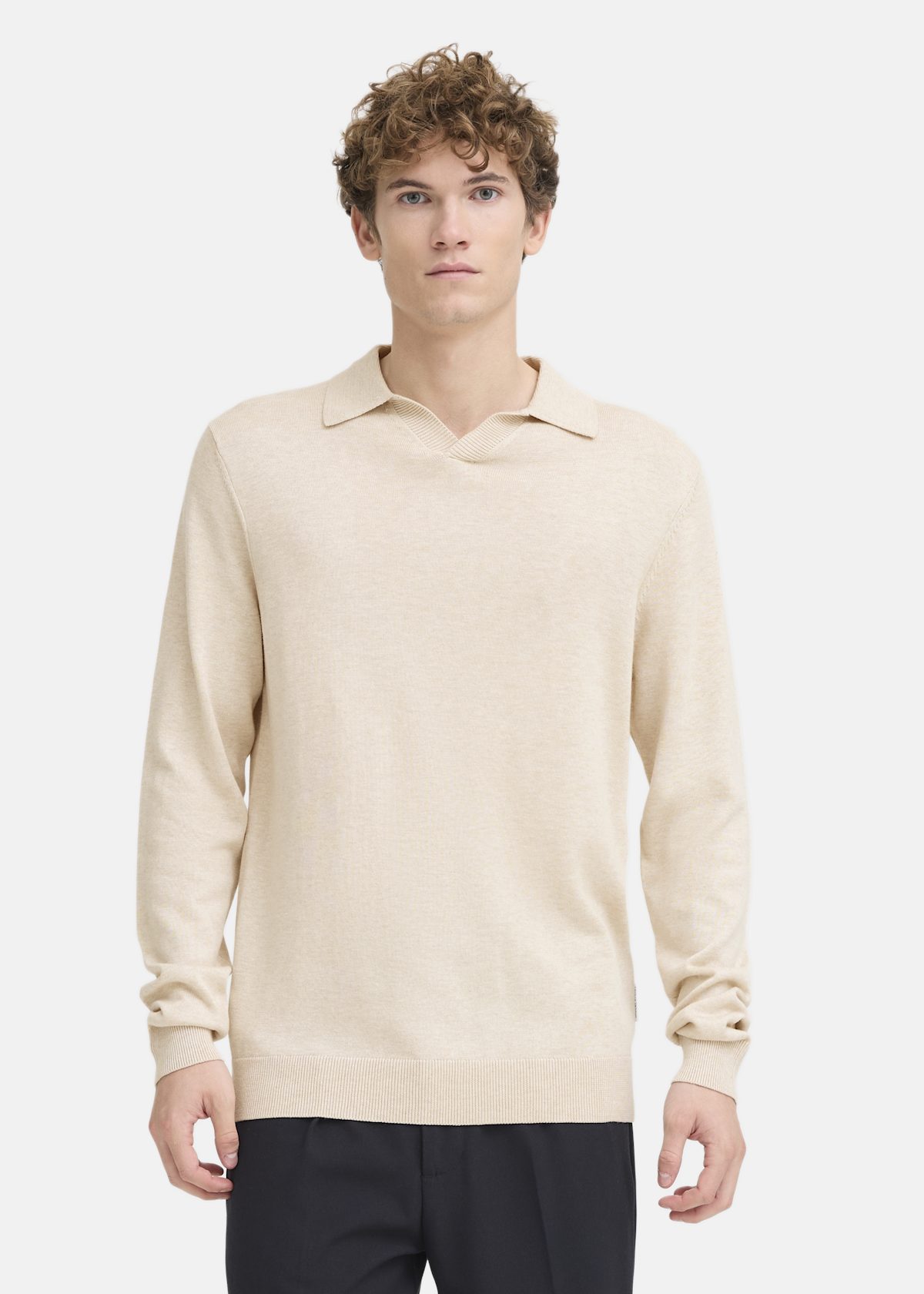 CFBELLS LS POLO KNIT |  - sv-se - herr - klader - skjortor-piketrojor - piketrojor - langarmade-piketrojor | Padelspecialisterna