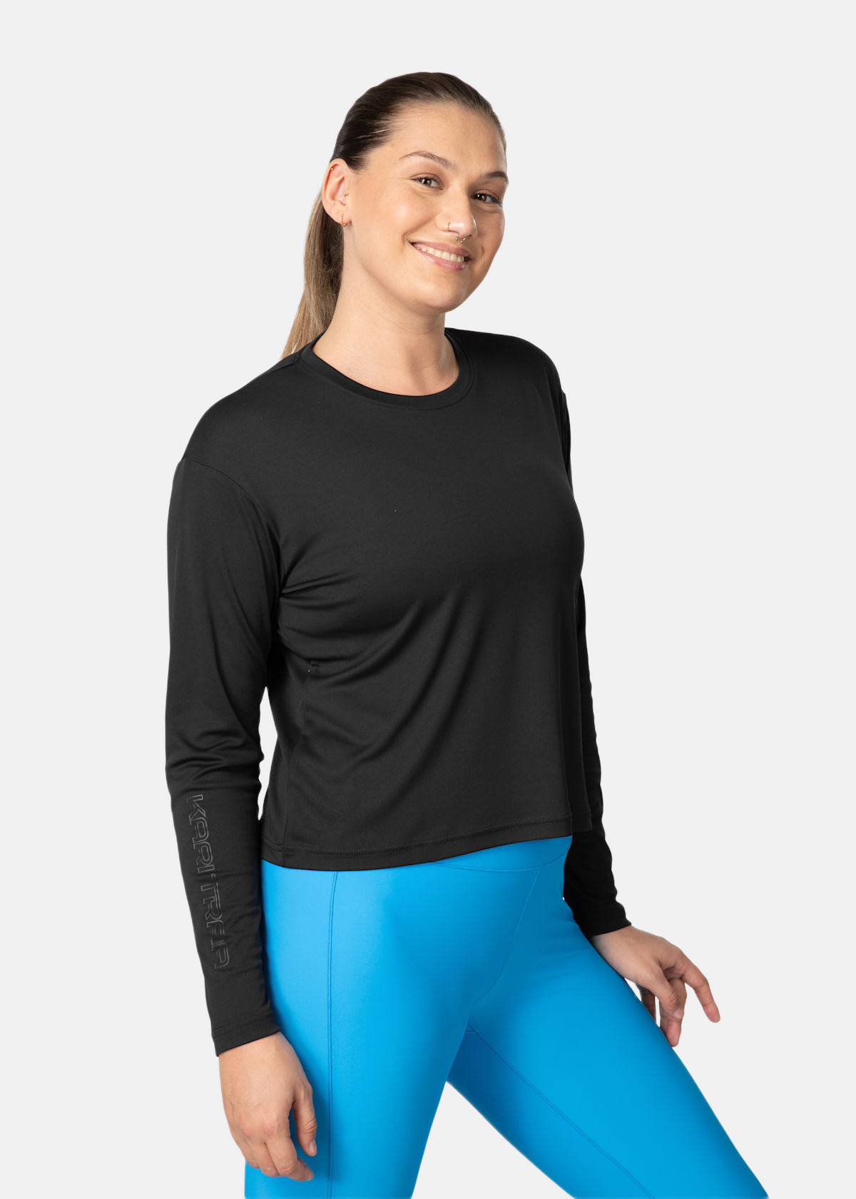 UNA LS |  - sv-se - dam - klader - toppar-linnen - t-shirts-friluftsliv-vandring - t-shirts-langarmade | Padelspecialisterna