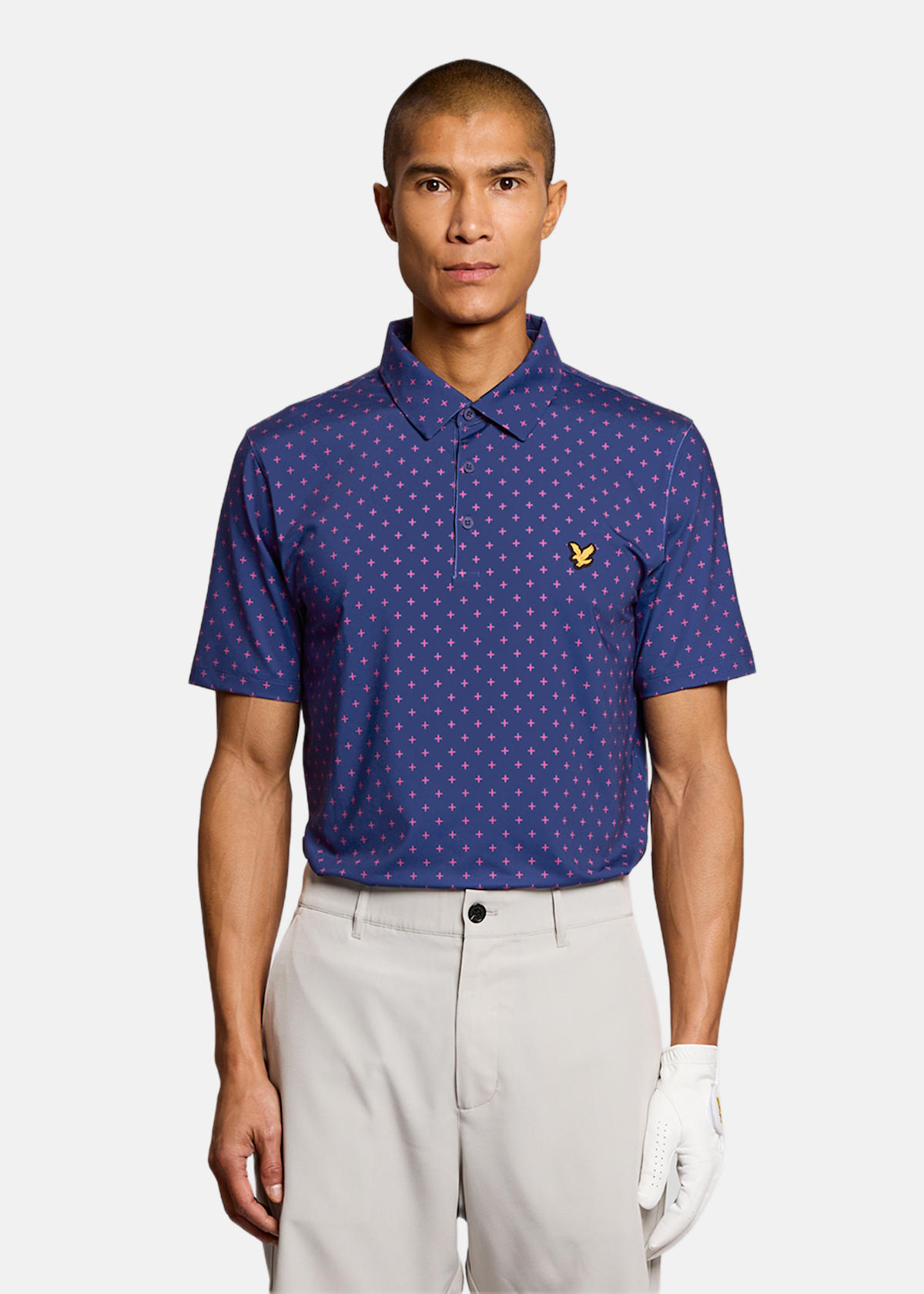 Golf Cross Print Polo |  - sv-se - herr - klader - skjortor-piketrojor - piketrojor | Padelspecialisterna
