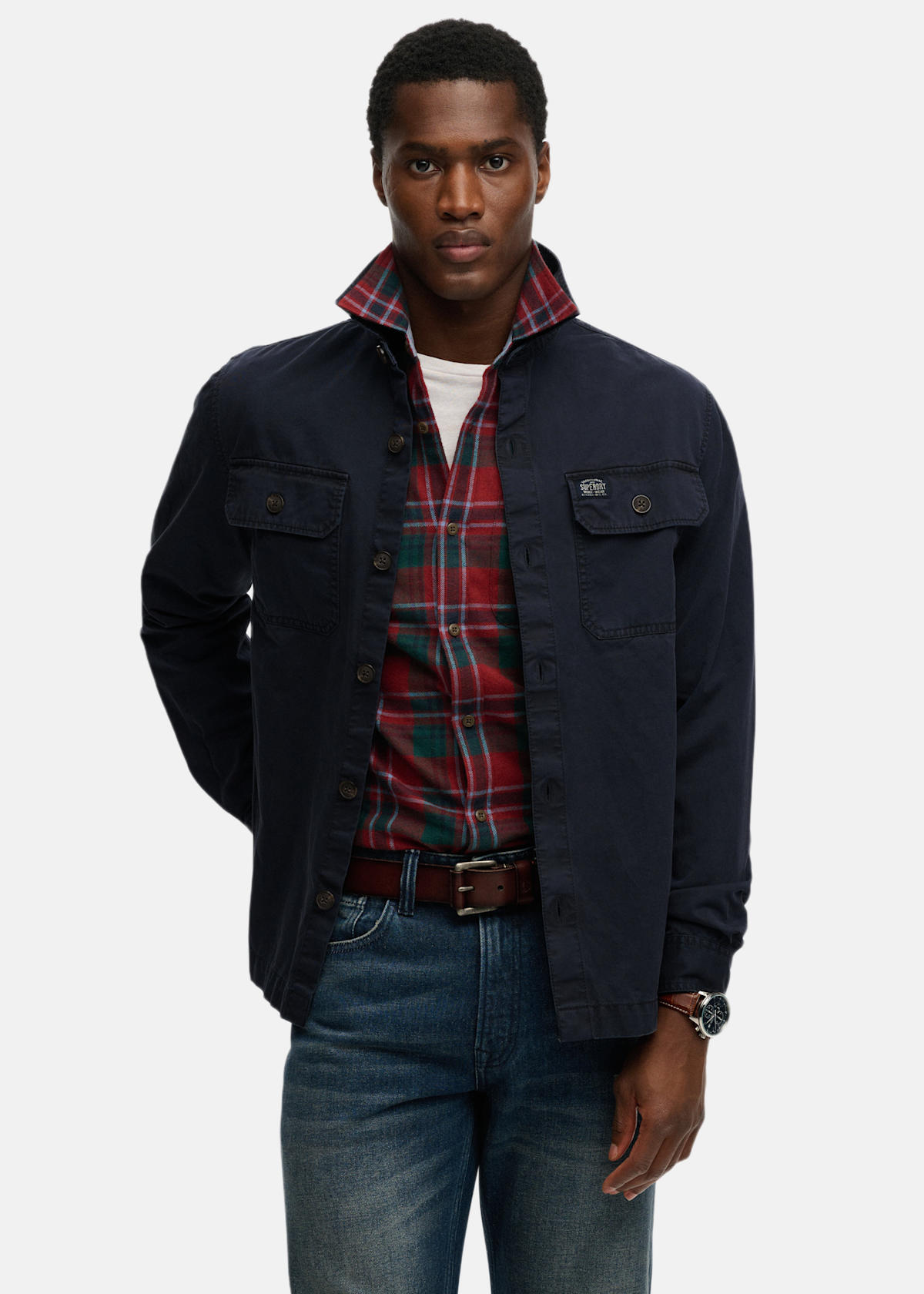 2 POCKET OVERSHIRT |  - sv-se - herr - klader - skjortor-piketrojor - skjortor - langarmade-skjortor | Padelspecialisterna