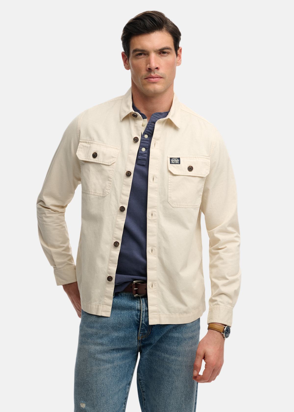 2 POCKET OVERSHIRT |  - sv-se - herr - klader - skjortor-piketrojor - skjortor - langarmade-skjortor | Padelspecialisterna