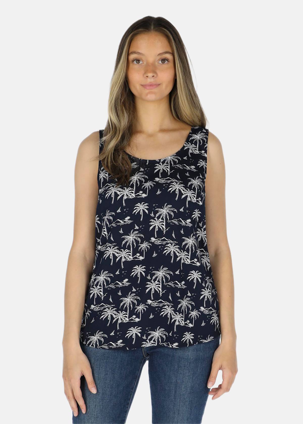 Sankt Claud Singlet W |  - sv-se - dam - klader - toppar-linnen - linnen - linnen-vardag-sport | Padelspecialisterna