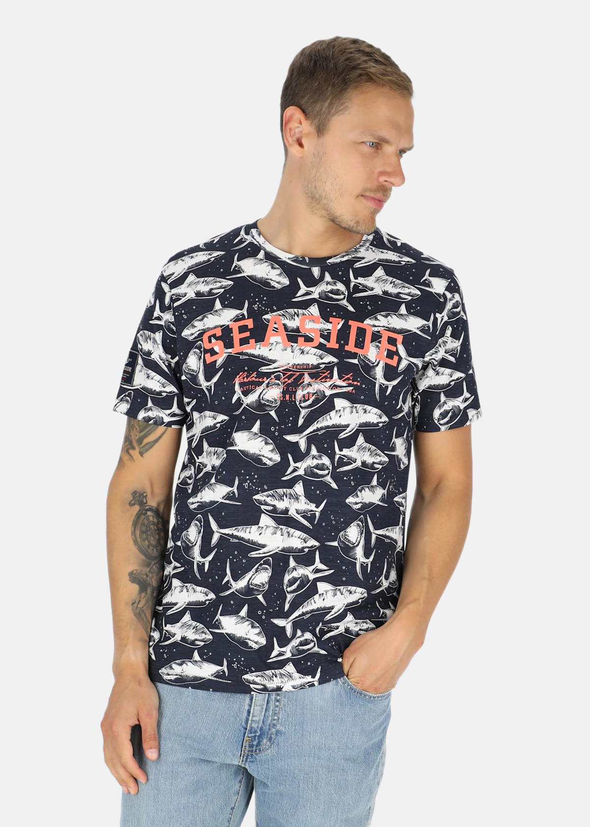 Ocean Tee |  - sv-se - herr - klader - t-shirts-linnen - t-shirt-vardag-sport - kortarmad-t-shirt-vardag-sport | Padelspecialisterna