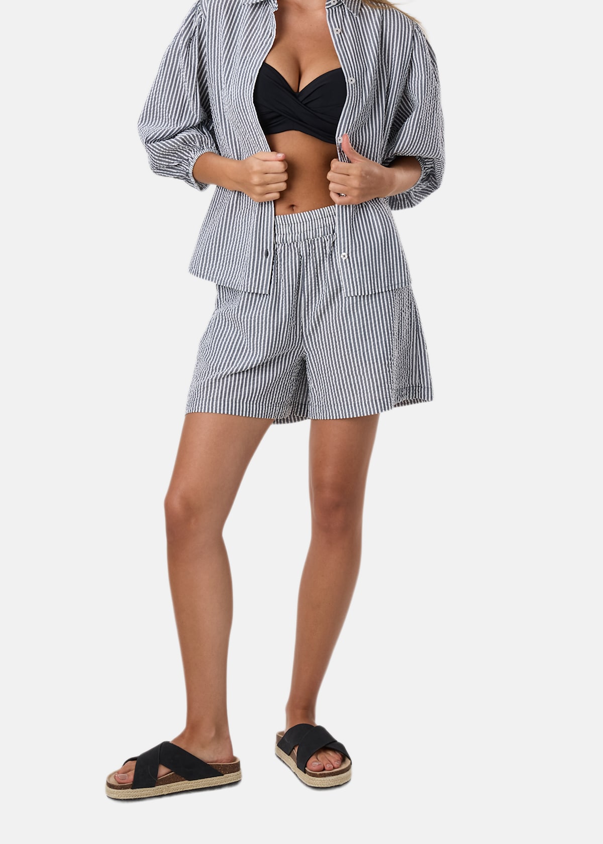 Marina Seersucker Shorts W |  - sv-se - dam - klader - shorts - vardags-jeansshorts - vardagsshorts | Padelspecialisterna