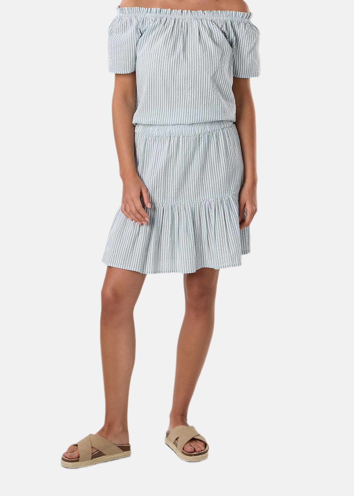 Marina Seersucker Short Skirt W |  - sv-se - dam - klader - kjolar-klanningar - kjol - vardags-modekjolar - bomullskjolar | Padelspecialisterna