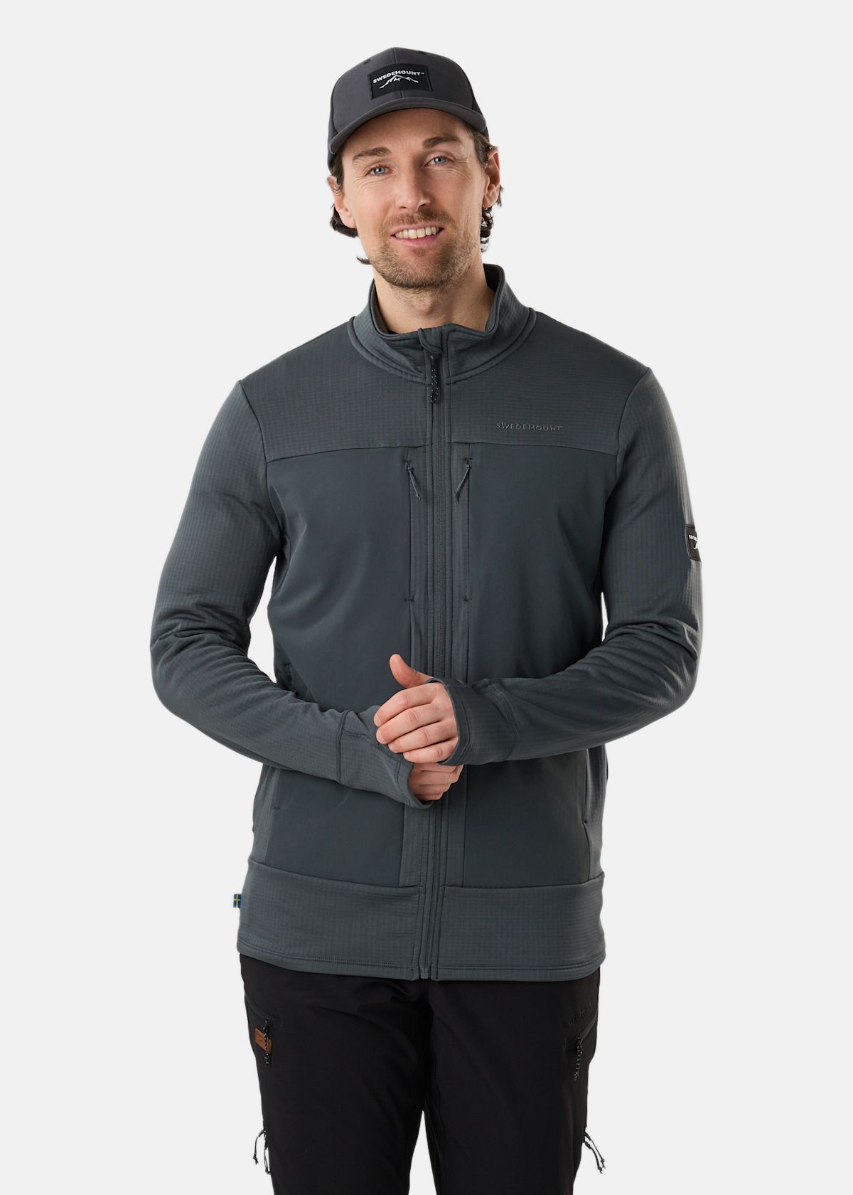Trondheim Wind Mid Layer Full Zip |  - sv-se - herr - klader - trojor - fleecetrojor-fleecejackor - vindtata-fleecetrojor | Padelspecialisterna