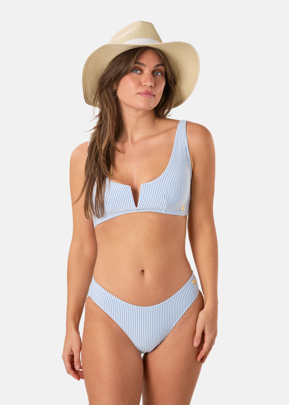 Seersucker Bikini Top W |  - sv-se - dam - klader - badklader - bikini - bikini-overdel | Padelspecialisterna