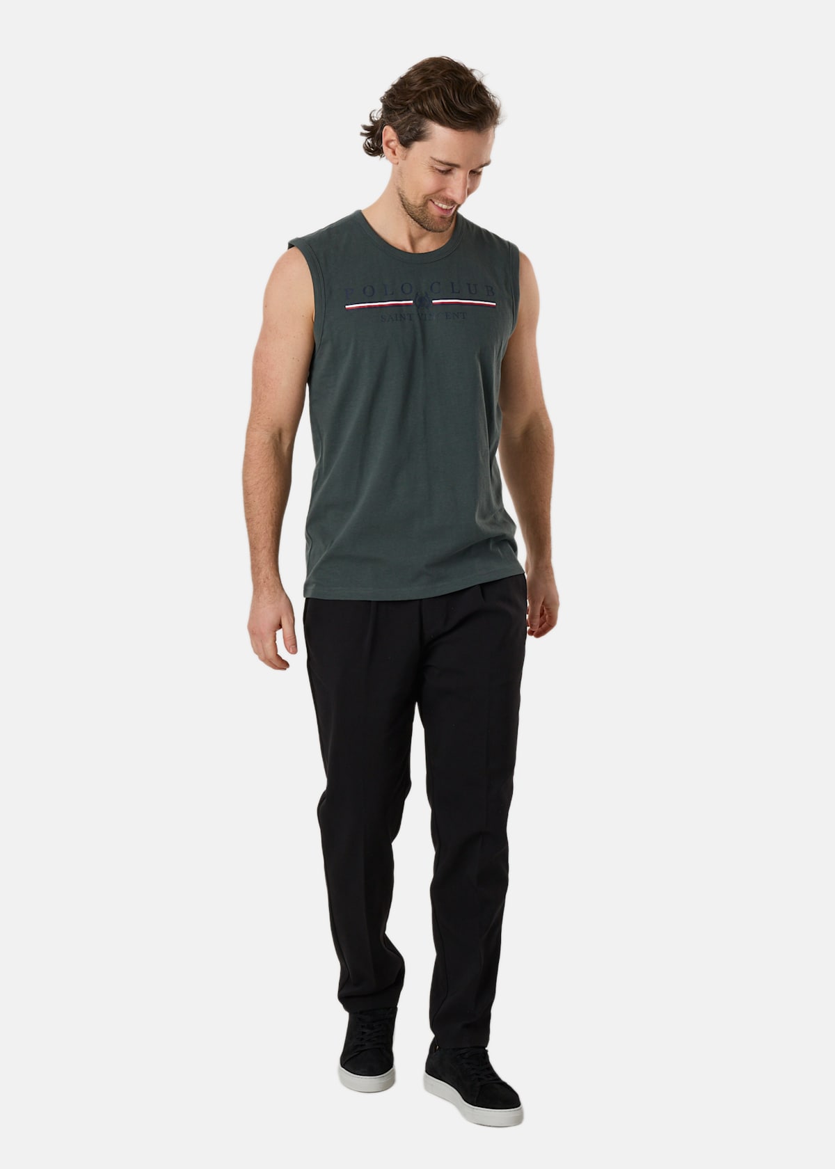 Las Vegas Sleeveless Tee |  - sv-se - herr - klader - t-shirts-linnen - linnen - linne-sportswear-casual | Padelspecialisterna