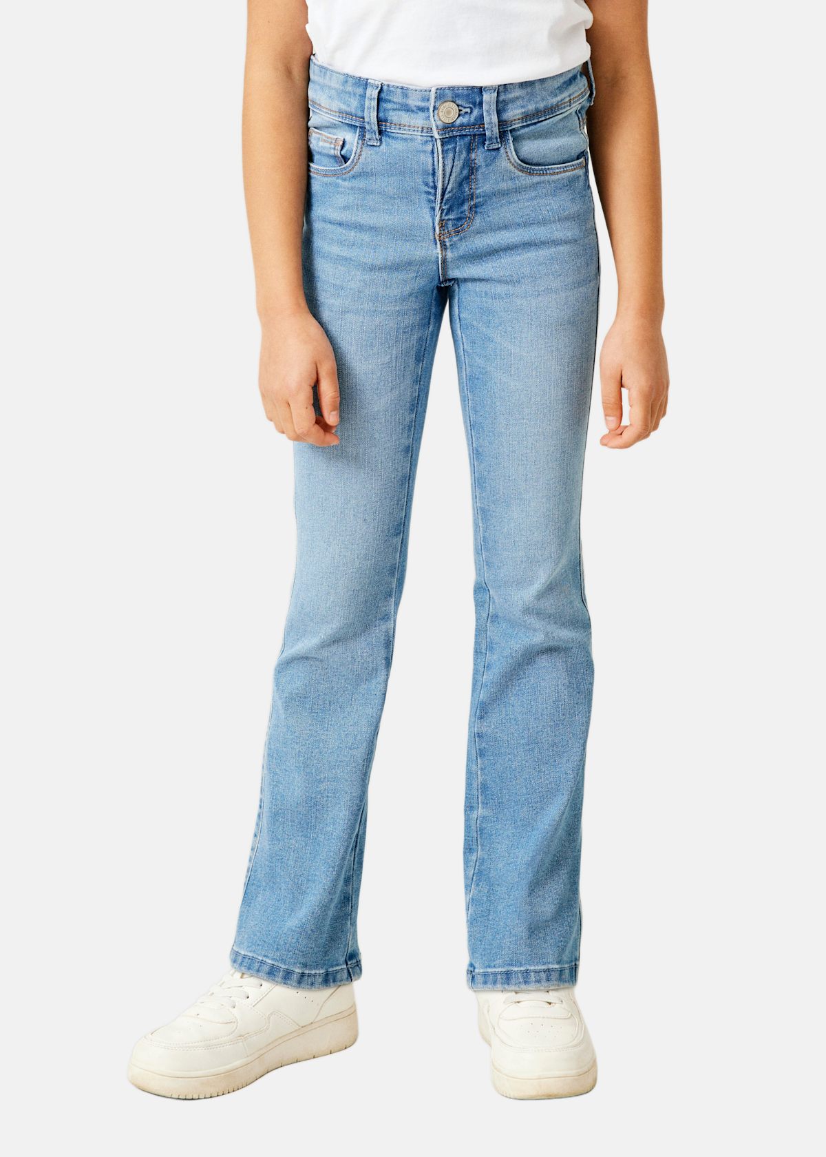 NKFPOLLY SKINNY BOOT JEANS 114 |  - sv-se - barn - klader - byxor - vardagsbyxor-jeans - jeans | Padelspecialisterna