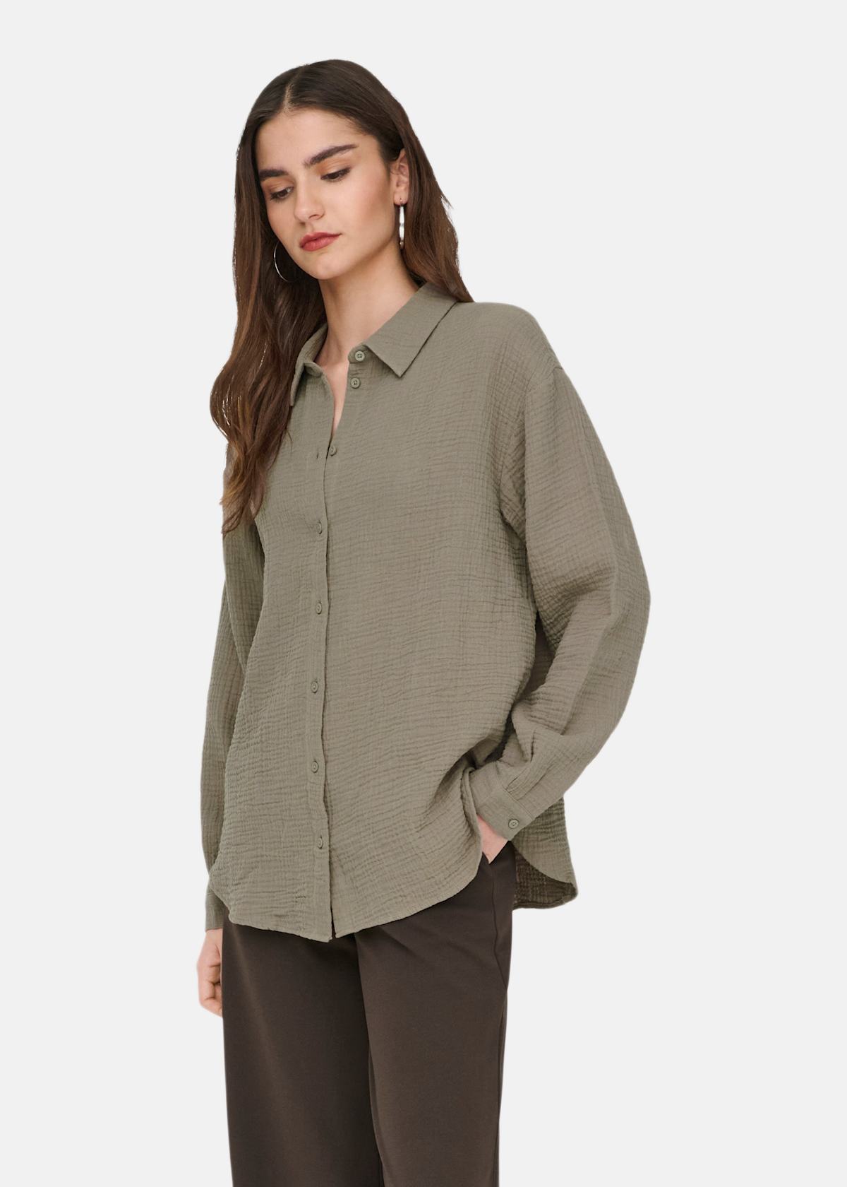 JDYTHEIS LIFE L/S LOOSE SHIRT |  - sv-se - dam - klader - skjortor-piketrojor - skjortor - langarmade-skjortor | Padelspecialisterna