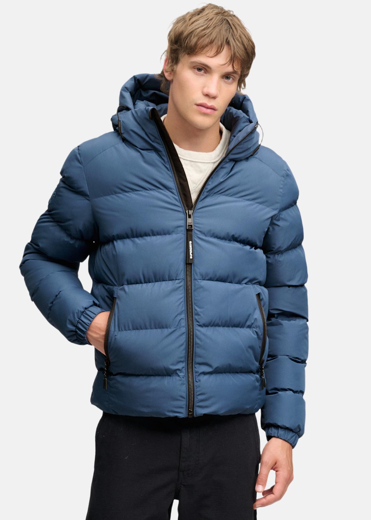 HOODED SPORTS PUFFER JACKET