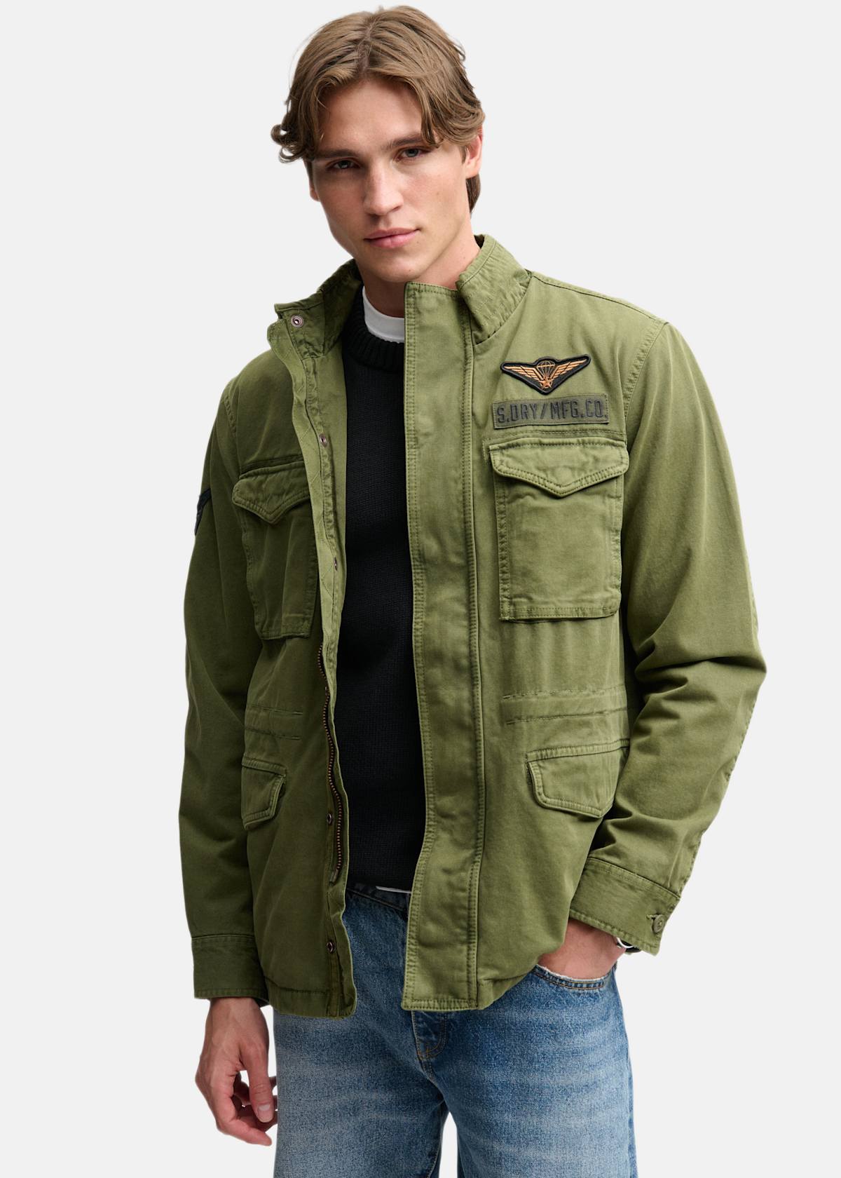PATCHED MILITARY M65 JACKET