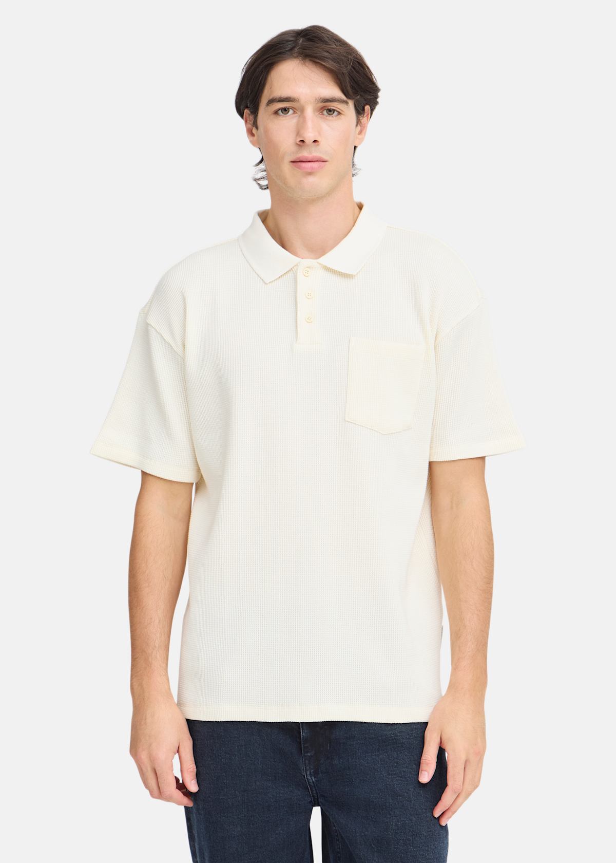 CFCAMERON 0210 waffle polo |  - sv-se - herr - klader - skjortor-piketrojor - skjortor - kortarmade-skjortor | Padelspecialisterna