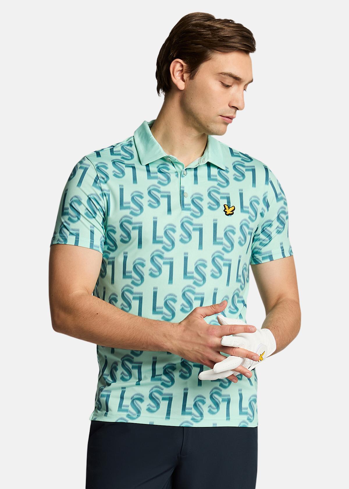 LS Monogram Printed Polo Shirt |  - sv-se - herr - klader - skjortor-piketrojor - piketrojor | Padelspecialisterna