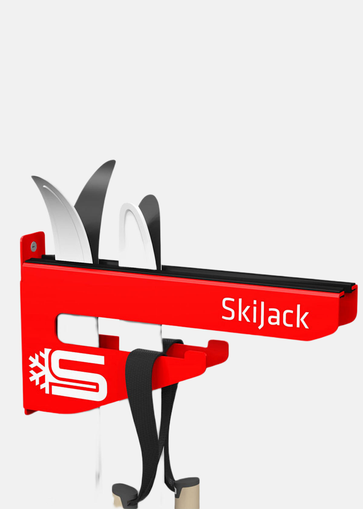 Skijack Skihanger wall red