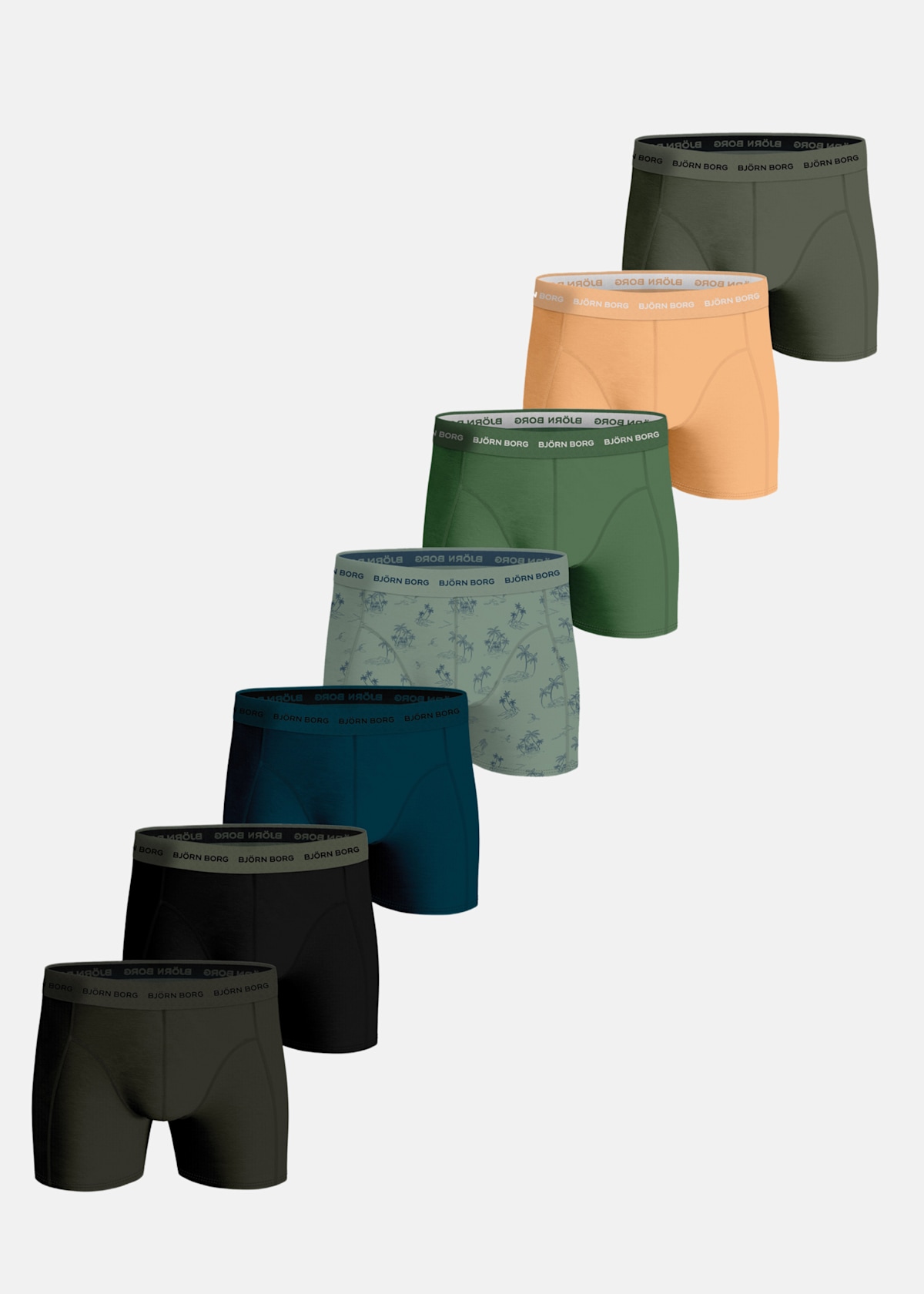 COTTON STRETCH BOXER 7p |  - sv-se - herr - klader - underklader - kalsonger - boxers | Padelspecialisterna