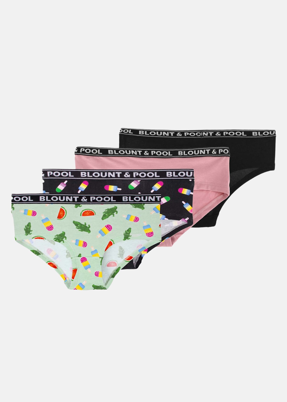 Tropical Hipster 4-Pack JR |  - sv-se - barn - klader - underklader - trosor | Padelspecialisterna