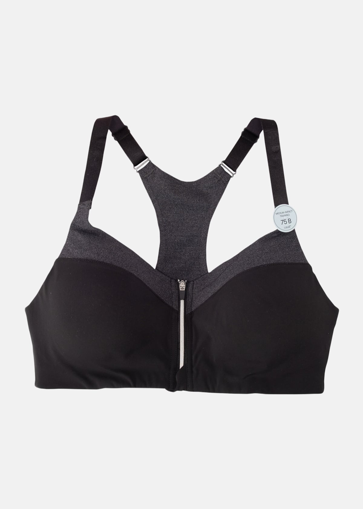 Front Zip Sports Bra |  - sv-se - dam - klader - underklader - bh - sport-bh-medium-support | Padelspecialisterna