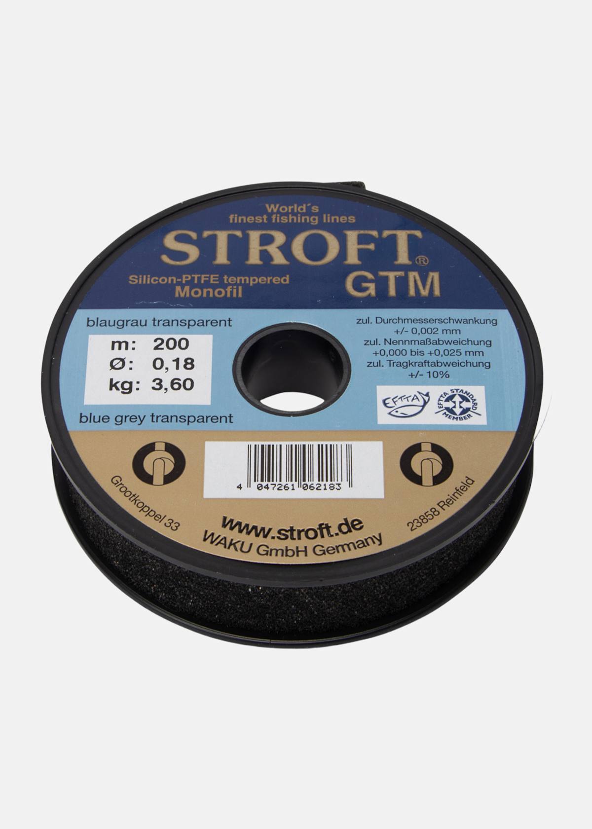 Stroft GTM 0,18 1x200 |  - sv-se - dam - utrustning - fiske - fiskelinor - nylonlinor | Padelspecialisterna