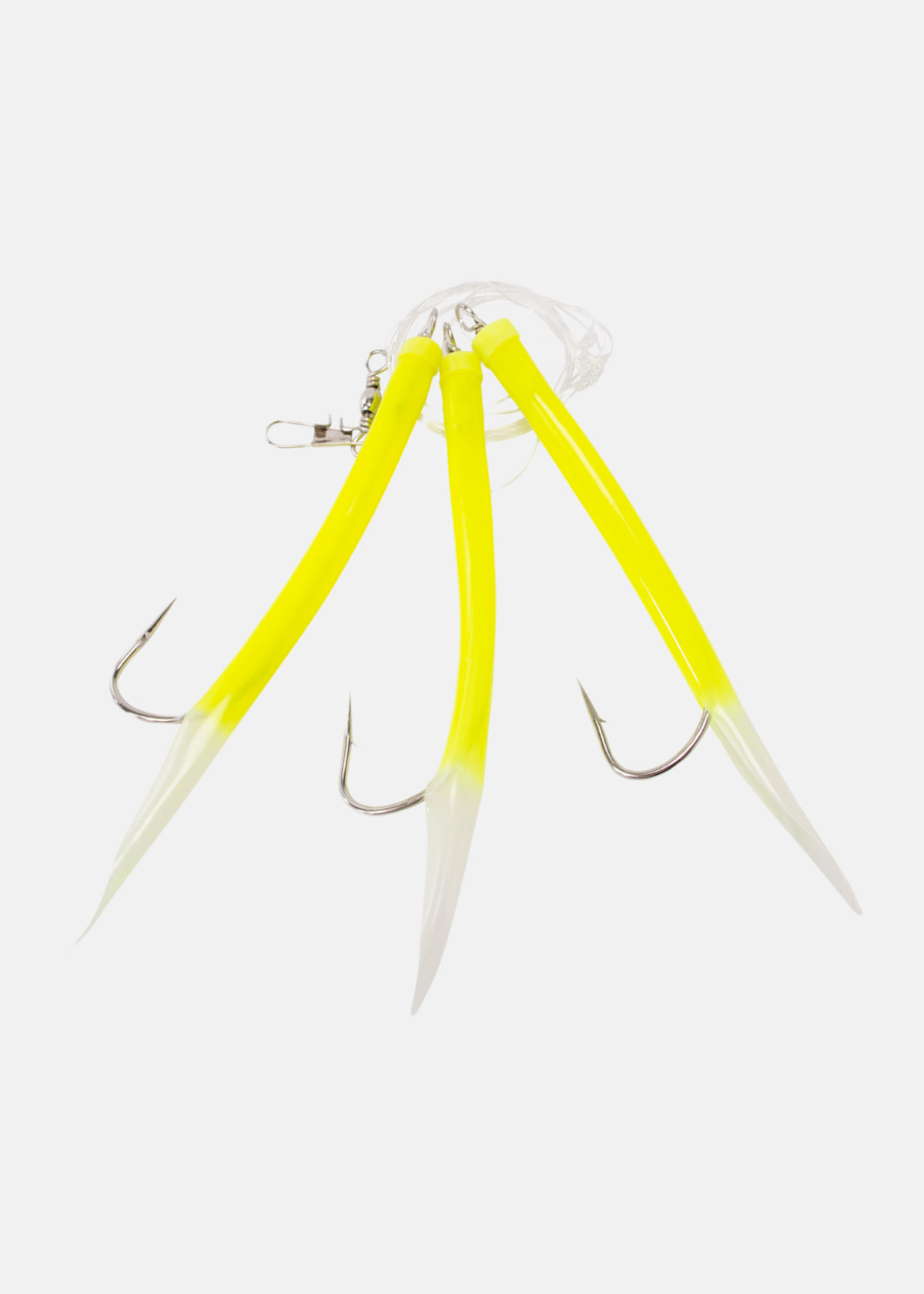 Gummi Makk Gul/Lys Rigg #12/0 |  - sv-se - dam - utrustning - fiske - fiskedrag-tafsar - havsfiskbeten | Padelspecialisterna