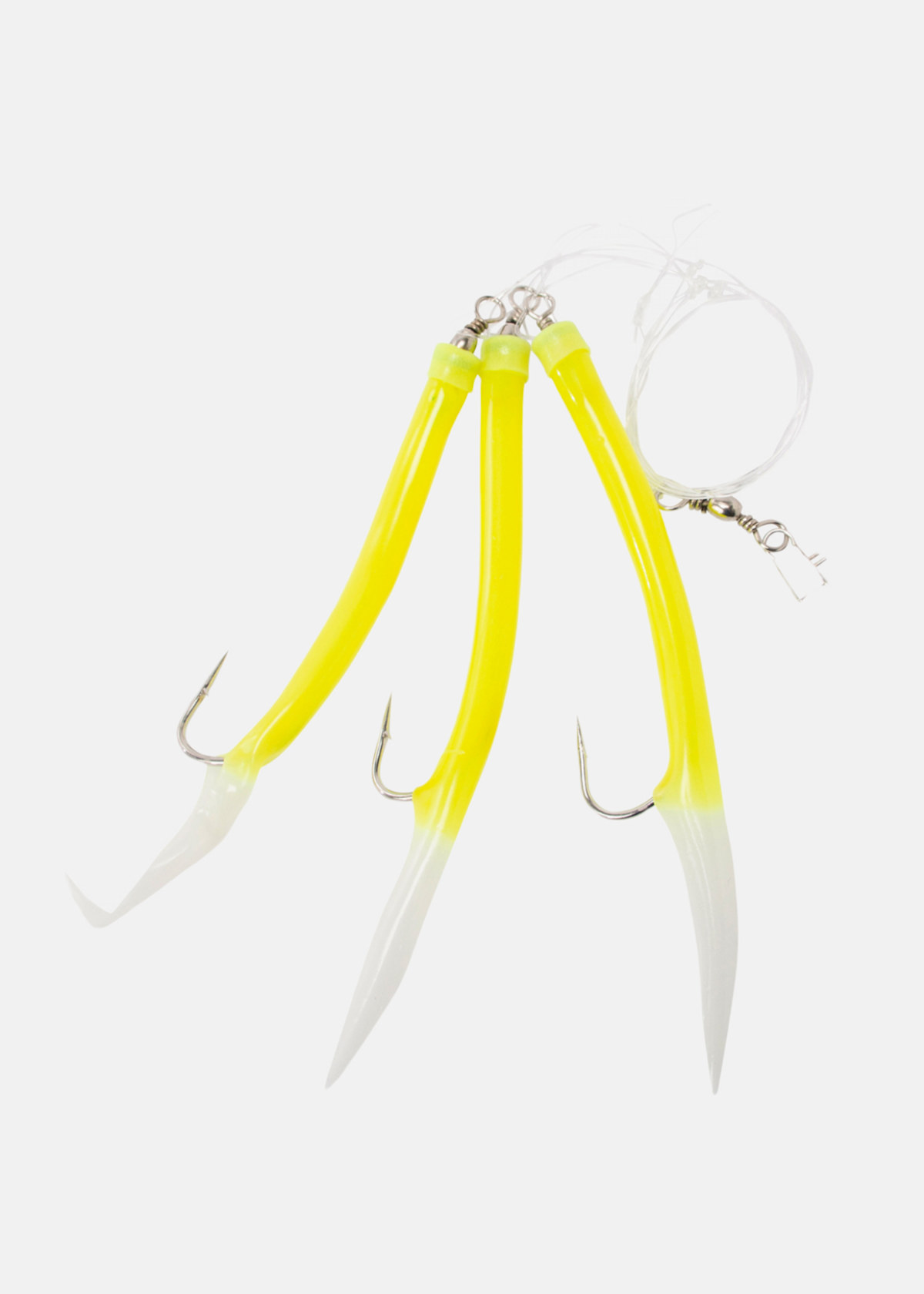 Gummi Makk Gul/Lys Rigg #10/0 |  - sv-se - dam - utrustning - fiske - fiskedrag-tafsar - havsfiskbeten | Padelspecialisterna