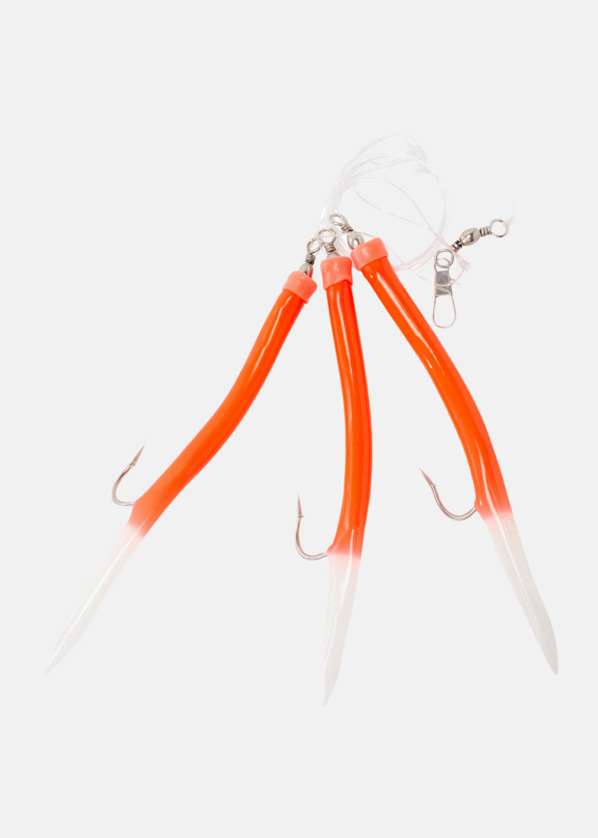 Gummi Makk Röd/Lys Rigg #10/0 |  - sv-se - dam - utrustning - fiske - fiskedrag-tafsar - havsfiskbeten | Padelspecialisterna