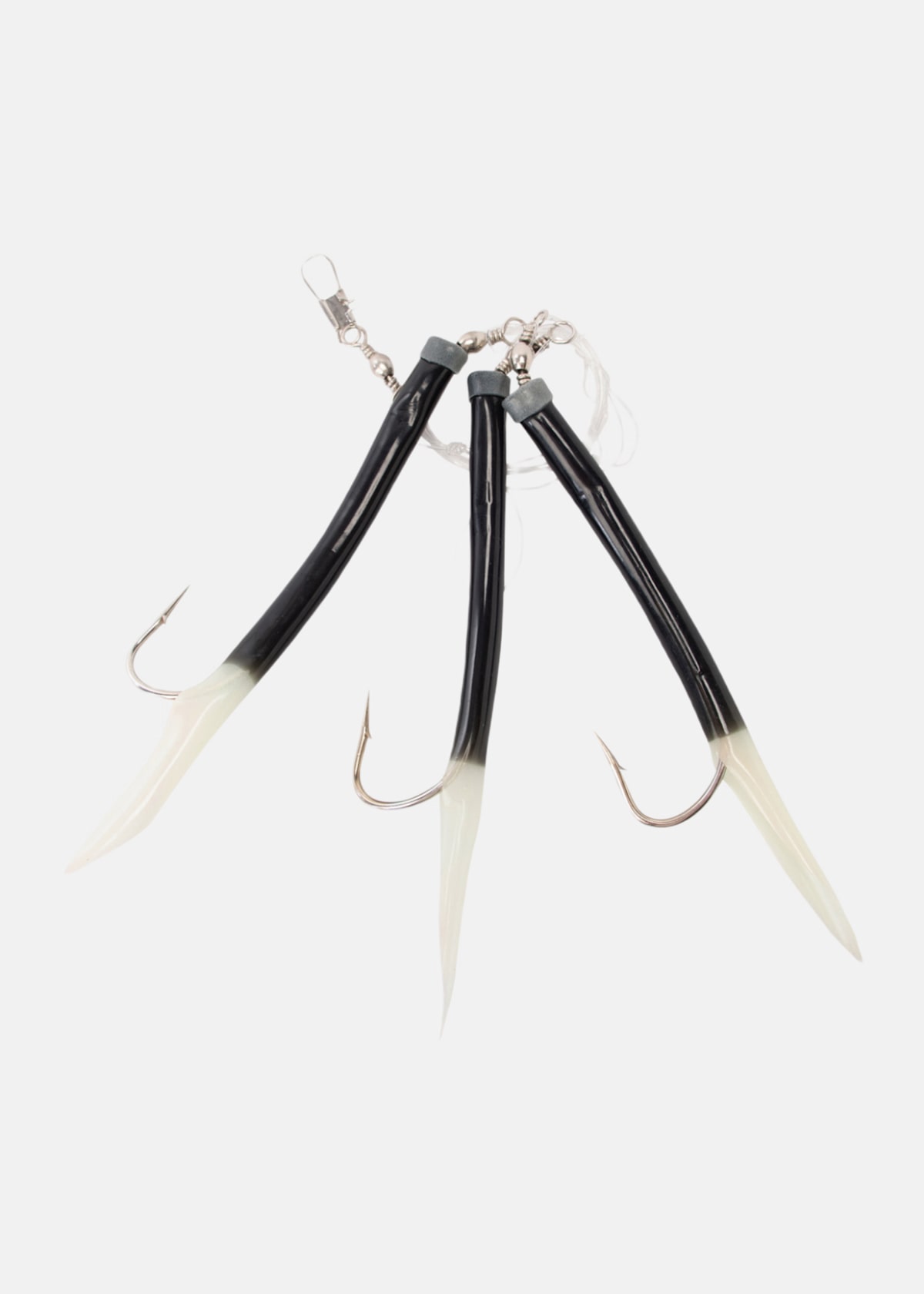 Gummi Makk Sva/Lys Rigg #12/0 |  - sv-se - dam - utrustning - fiske - fiskedrag-tafsar - havsfiskbeten | Padelspecialisterna