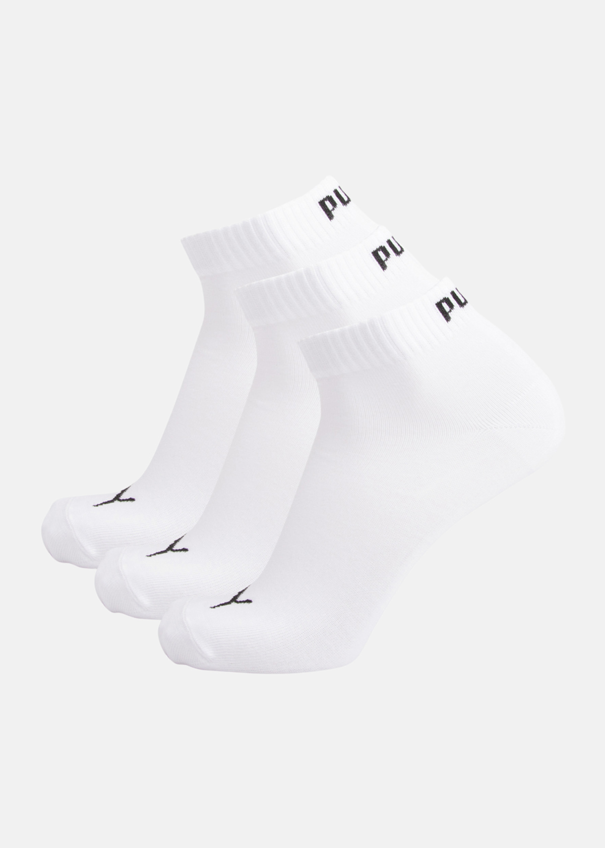 PUMA UNISEX QUARTER PLAIN 3P |  - sv-se - dam - klader - underklader - strumpor - vardagsstrumpor | Padelspecialisterna