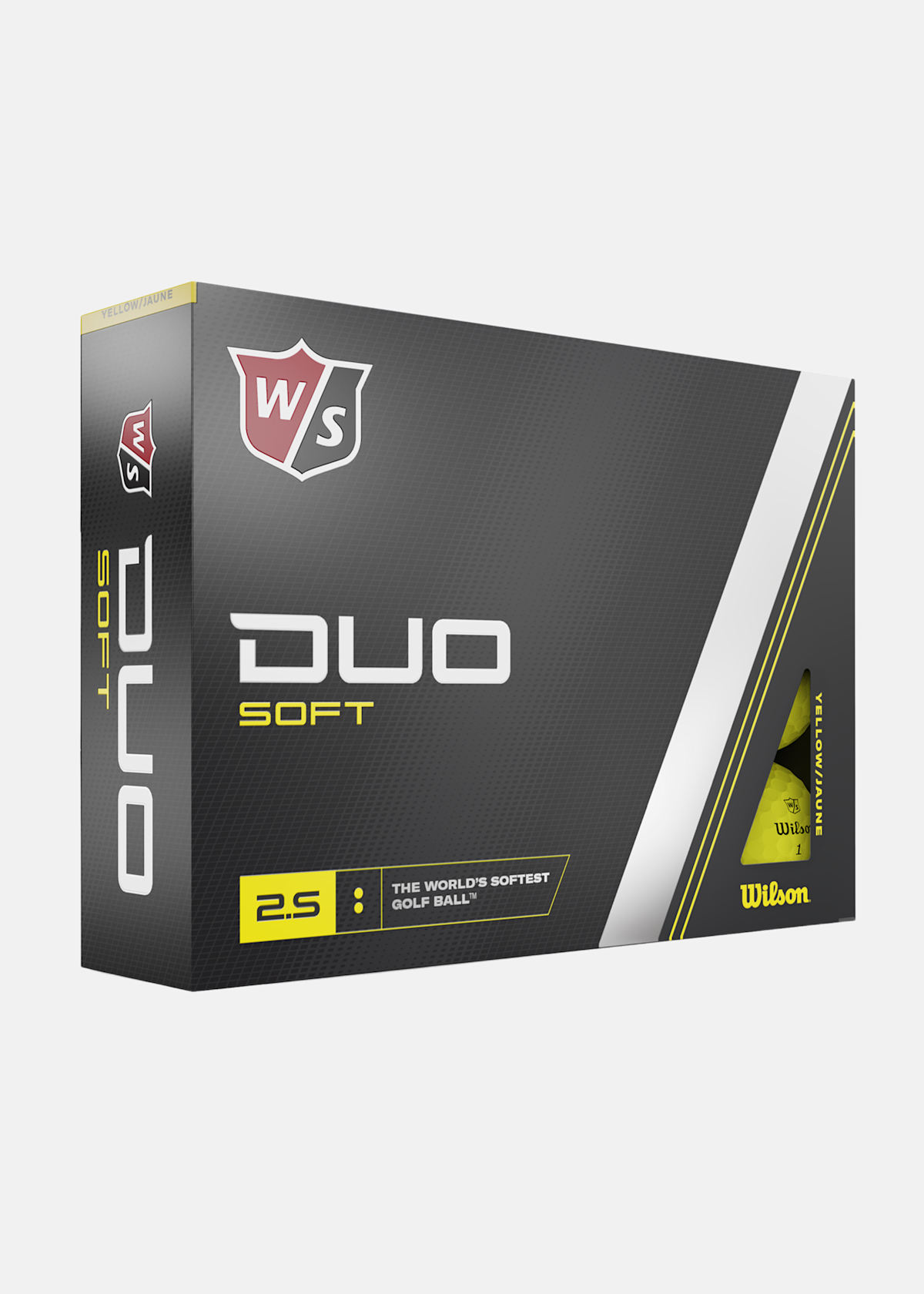 W/S DUO SOFT YELLOW 12-BALL |  - sv-se - dam - utrustning - bollar - golfbollar | Padelspecialisterna